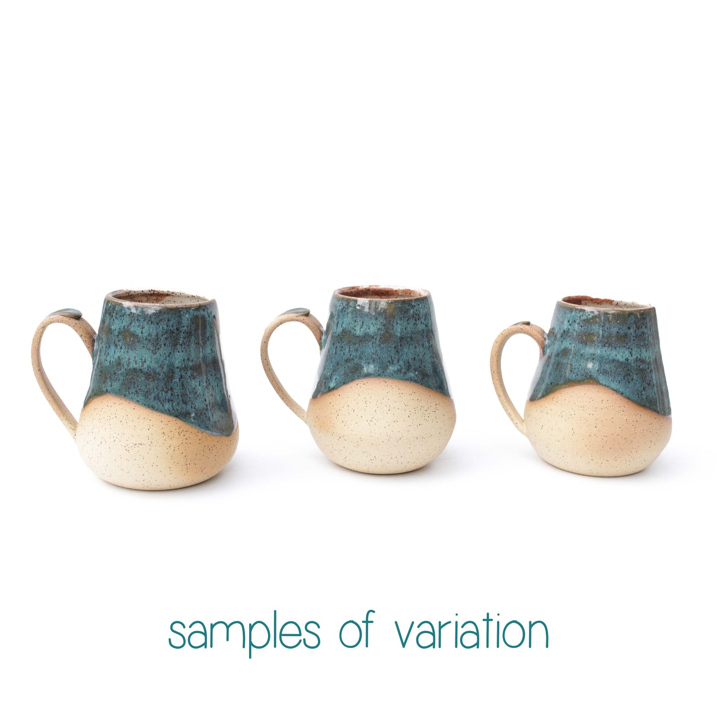 Emerald Ocean Speckled Stoneware Mug