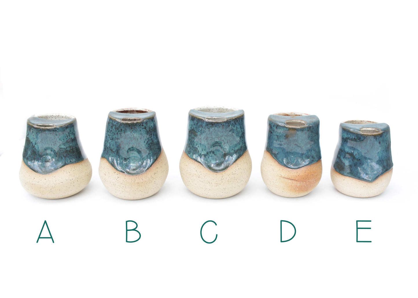 Emerald Ocean Cozy Speckled Stoneware Sip-Top Thumb Tumbler