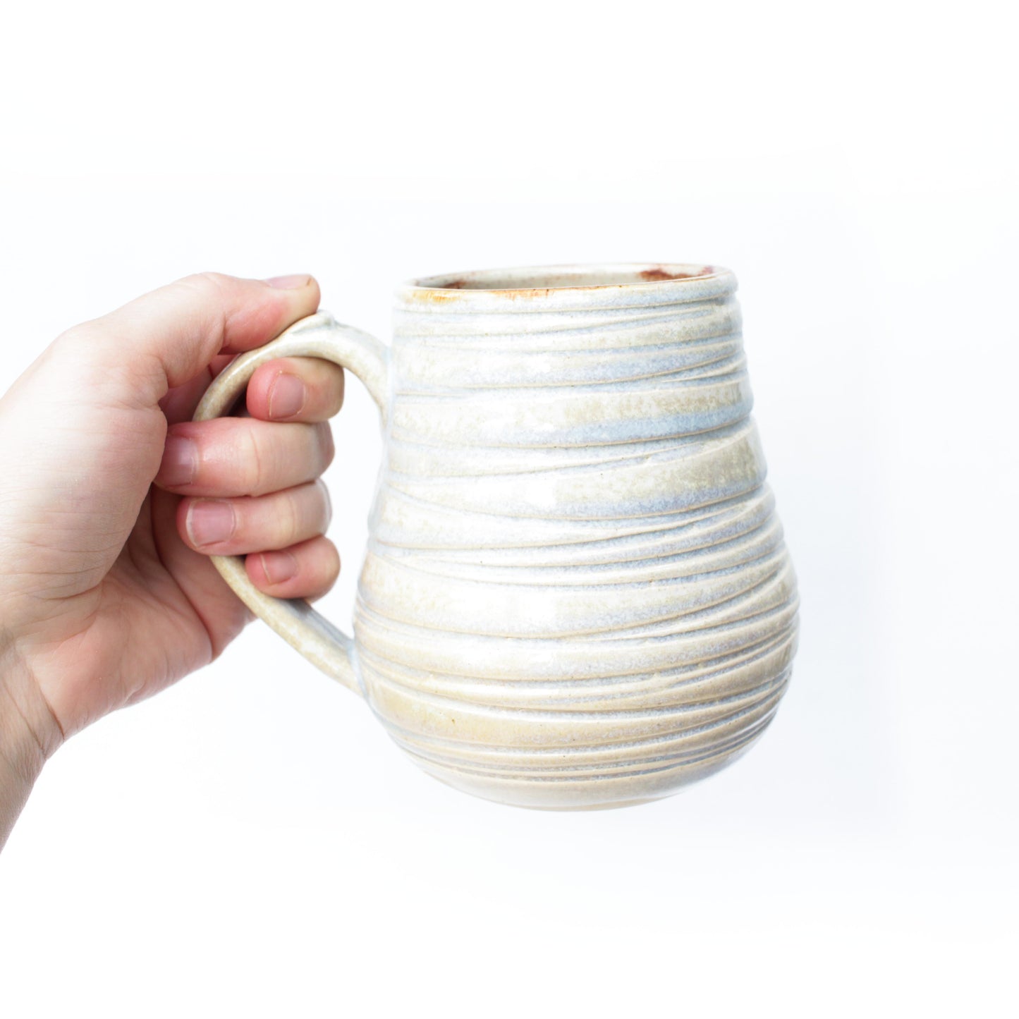 Micro Pearl Textured Stoneware Mug