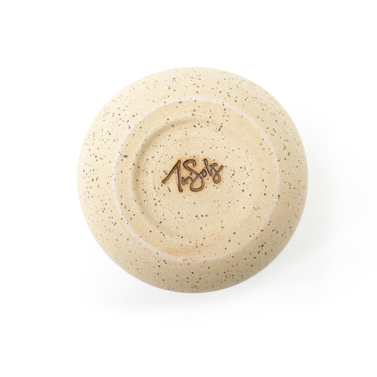 Gold Dust Speckled Stoneware Thumb Tumbler