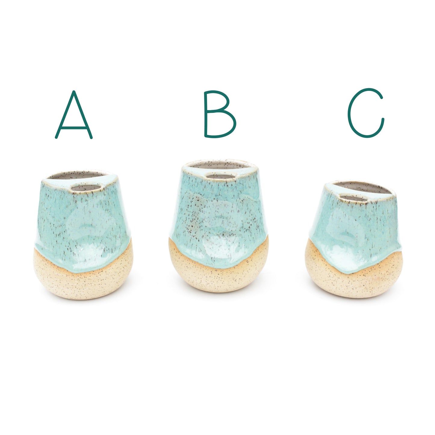 Arctic Mint Cozy Speckled Stoneware Sip-Top Thumb Tumbler