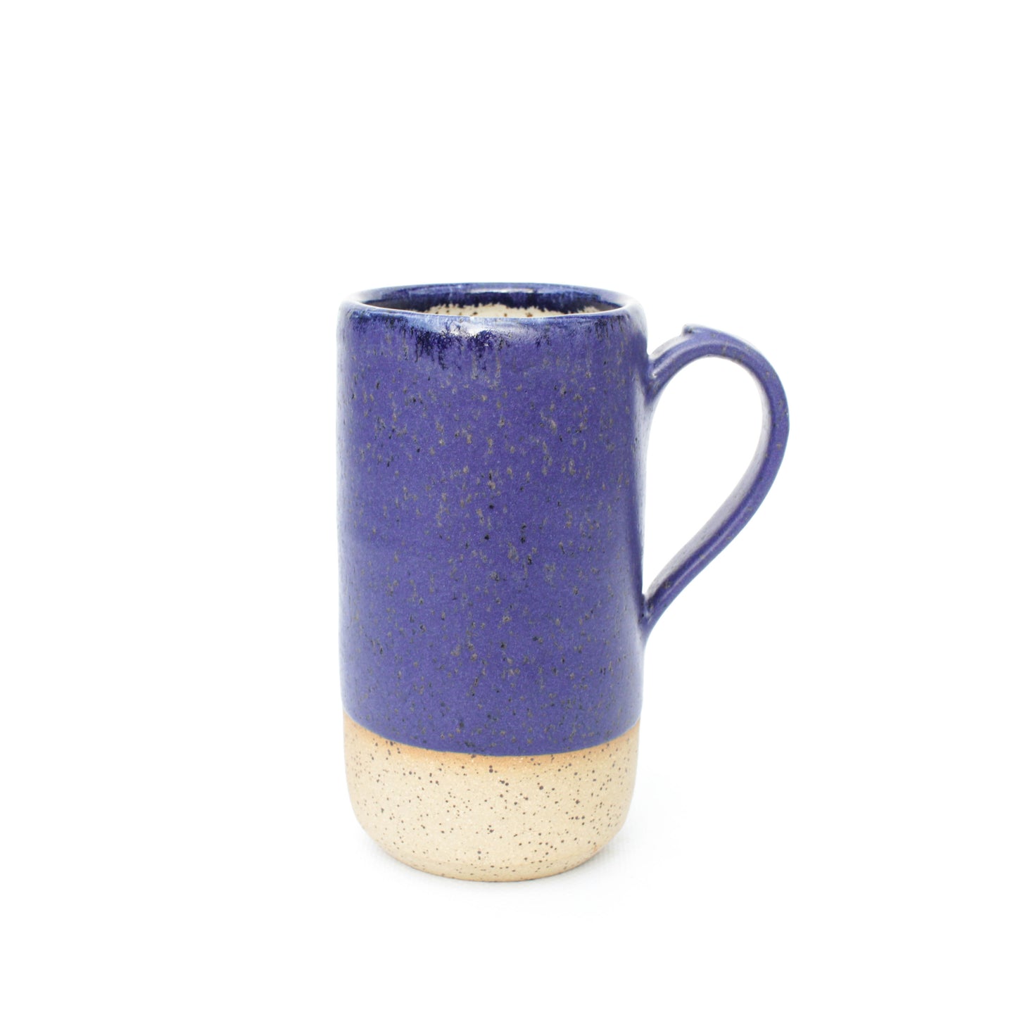 Blueberry Speckled Stoneware Stein Mug