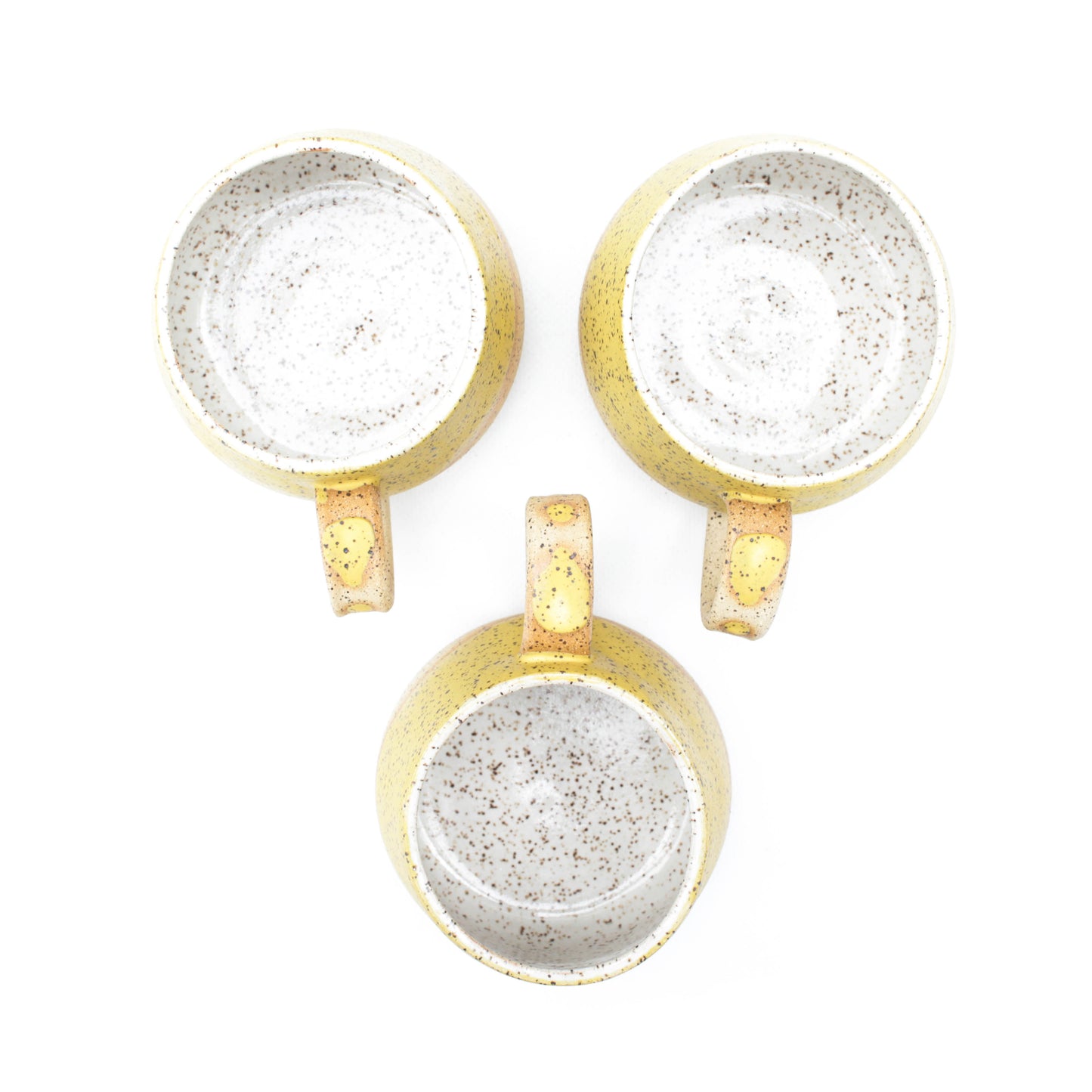 Sunflower Yellow Speckled Stoneware Mug