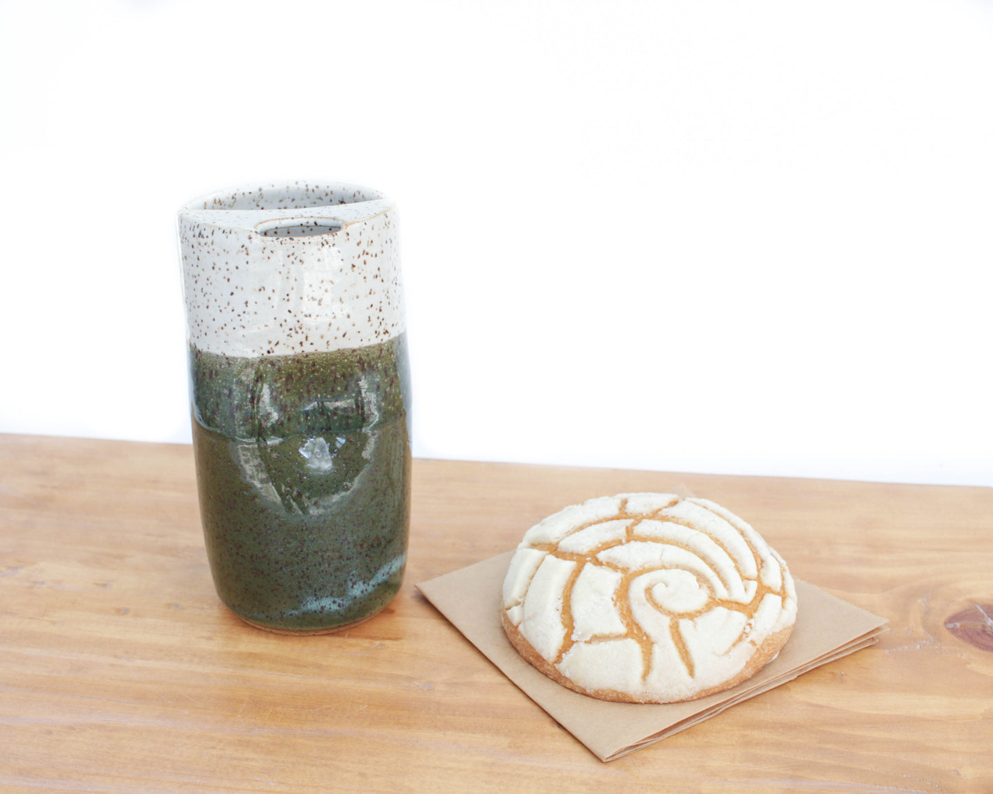 Ceramic Travel Mugs Skinny Speckled Stoneware Thumb Tumbler