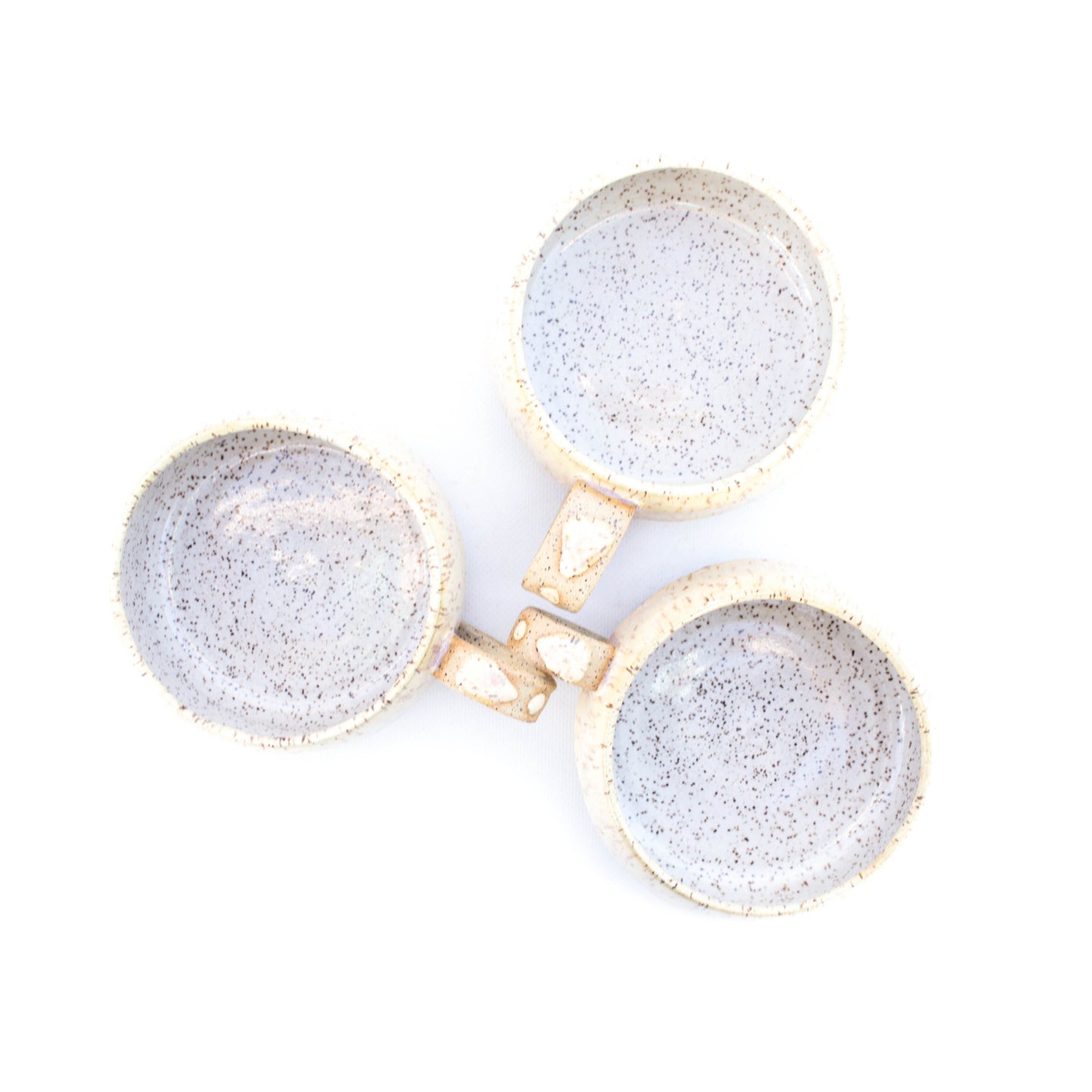 Toasted Cream Speckled Stoneware Latte Mug