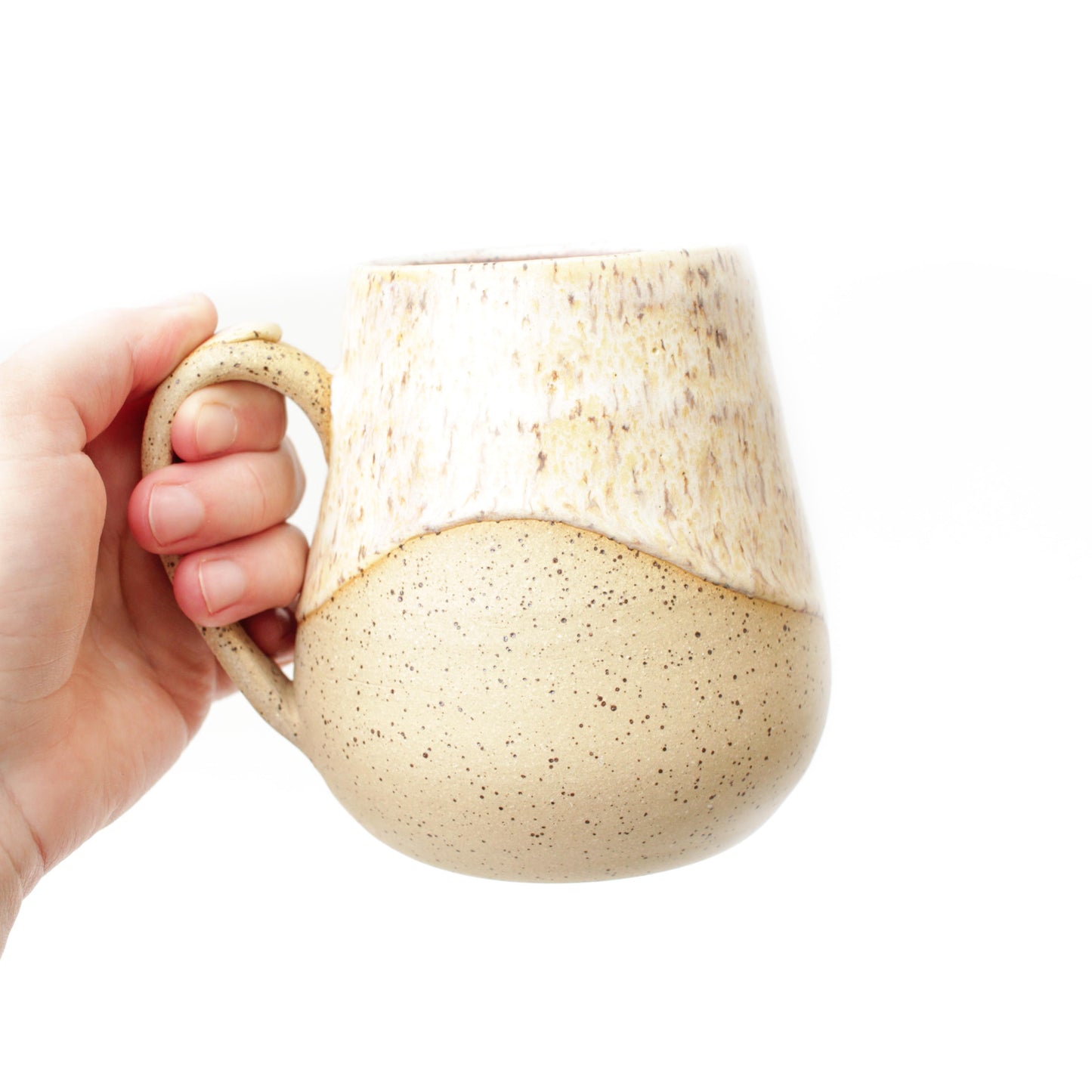 Toasted Cream Speckled Stoneware Mug