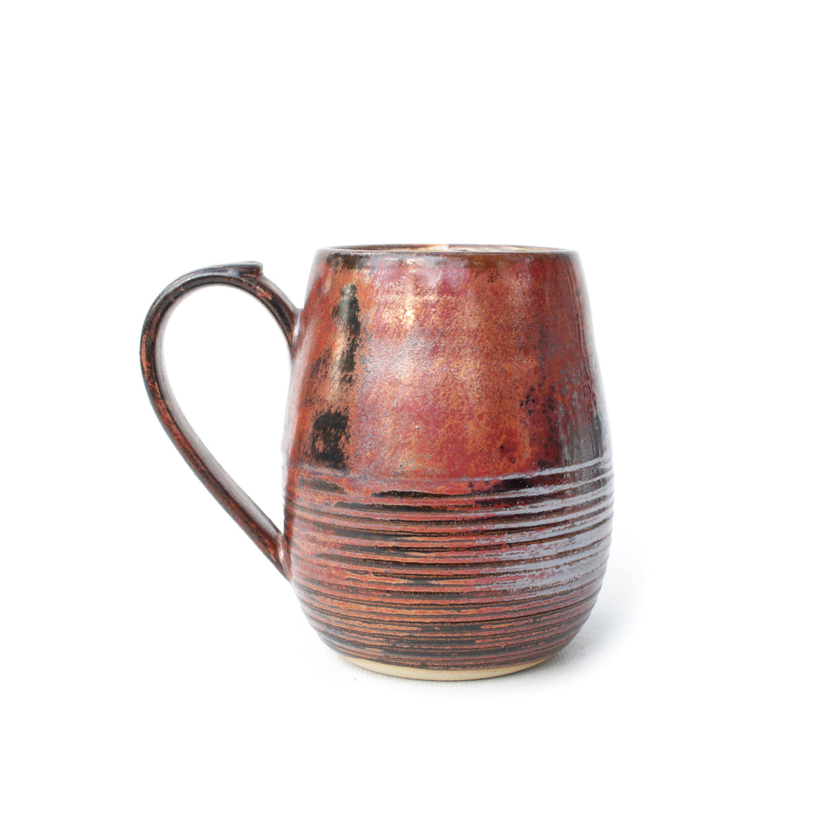 Copper Bronze Stoneware Mug