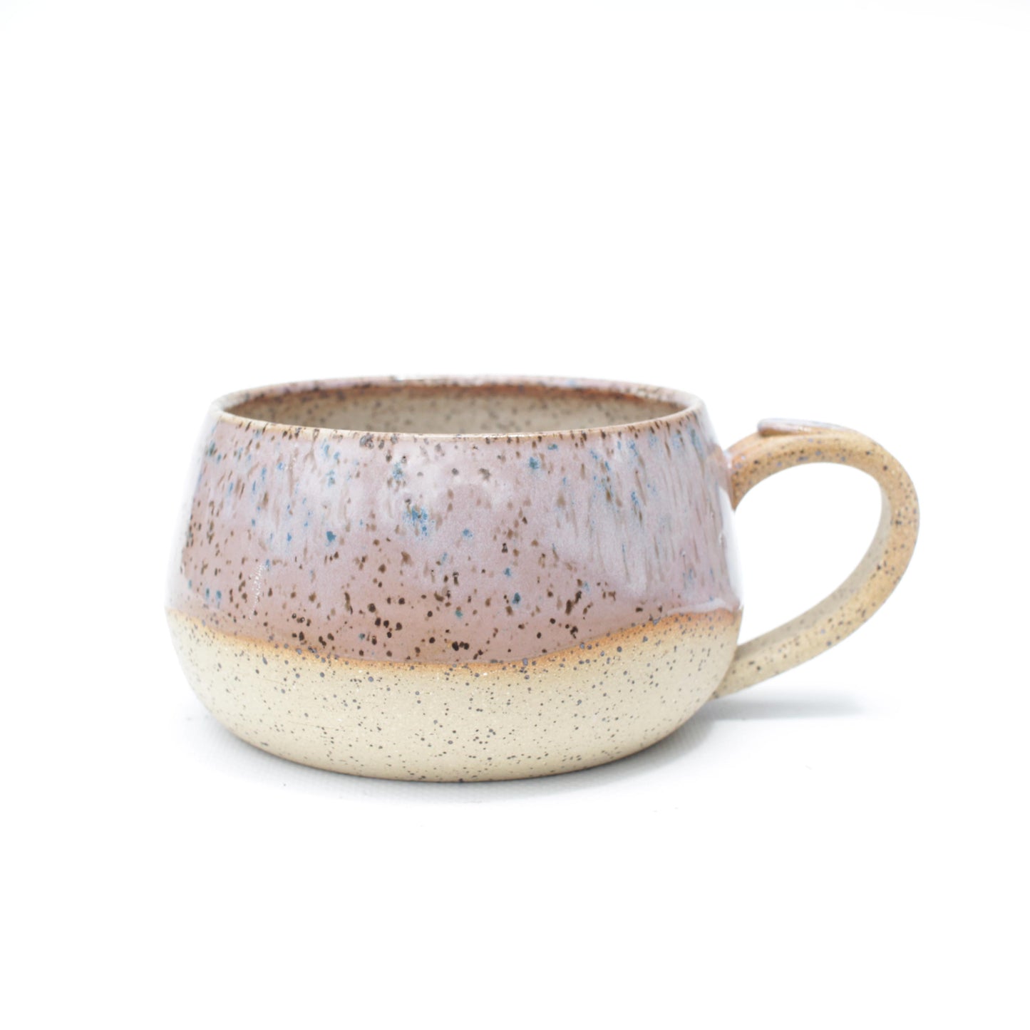 Pink Donut Sprinkle Speckled Stoneware Mug