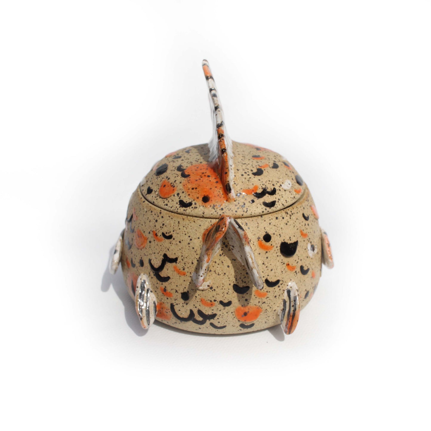 Calico Speckled Fancy Goldfish Jar