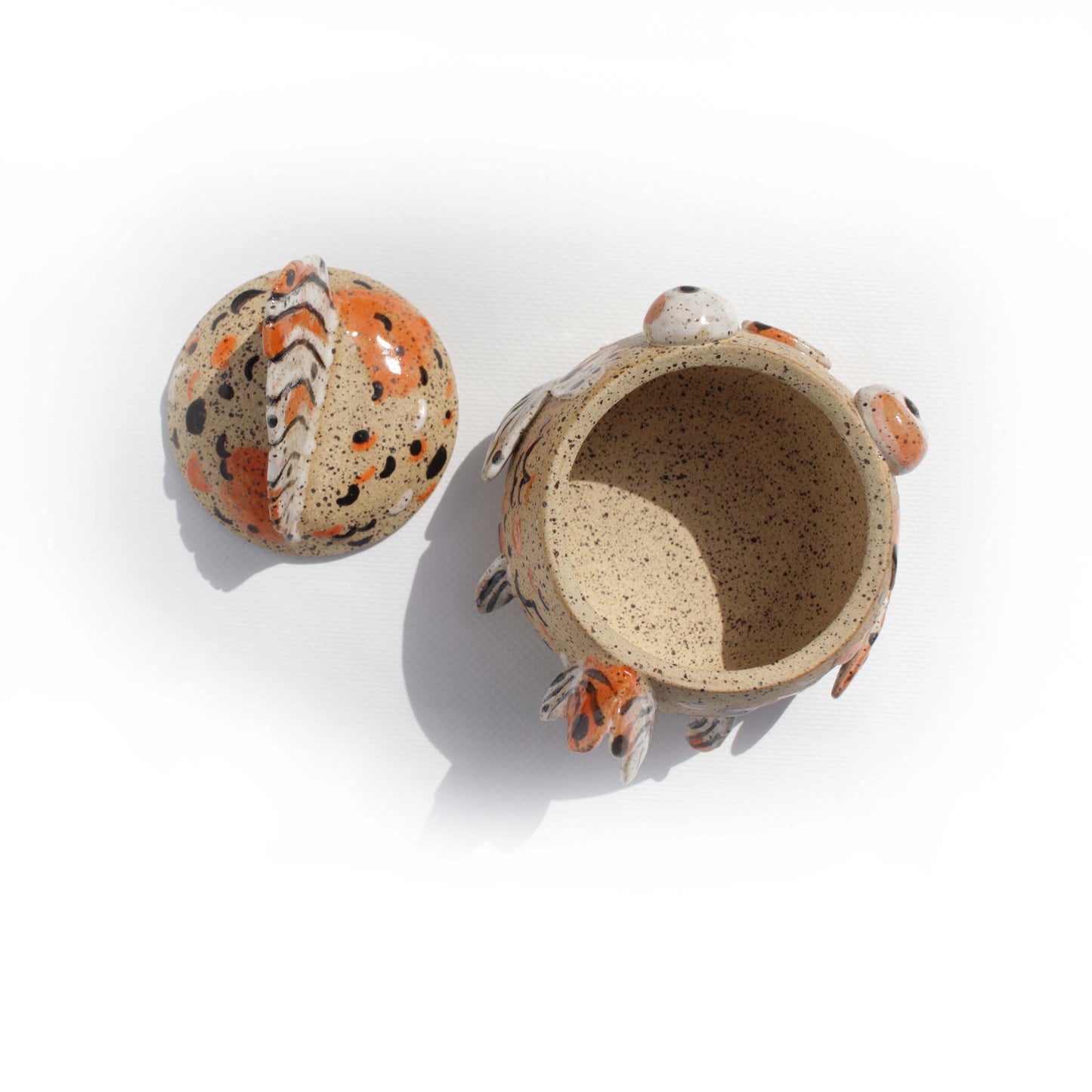 Calico Speckled Fancy Goldfish Jar