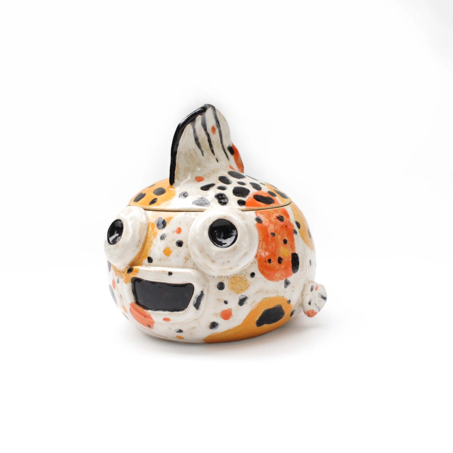 Calico Fancy Goldfish Jar