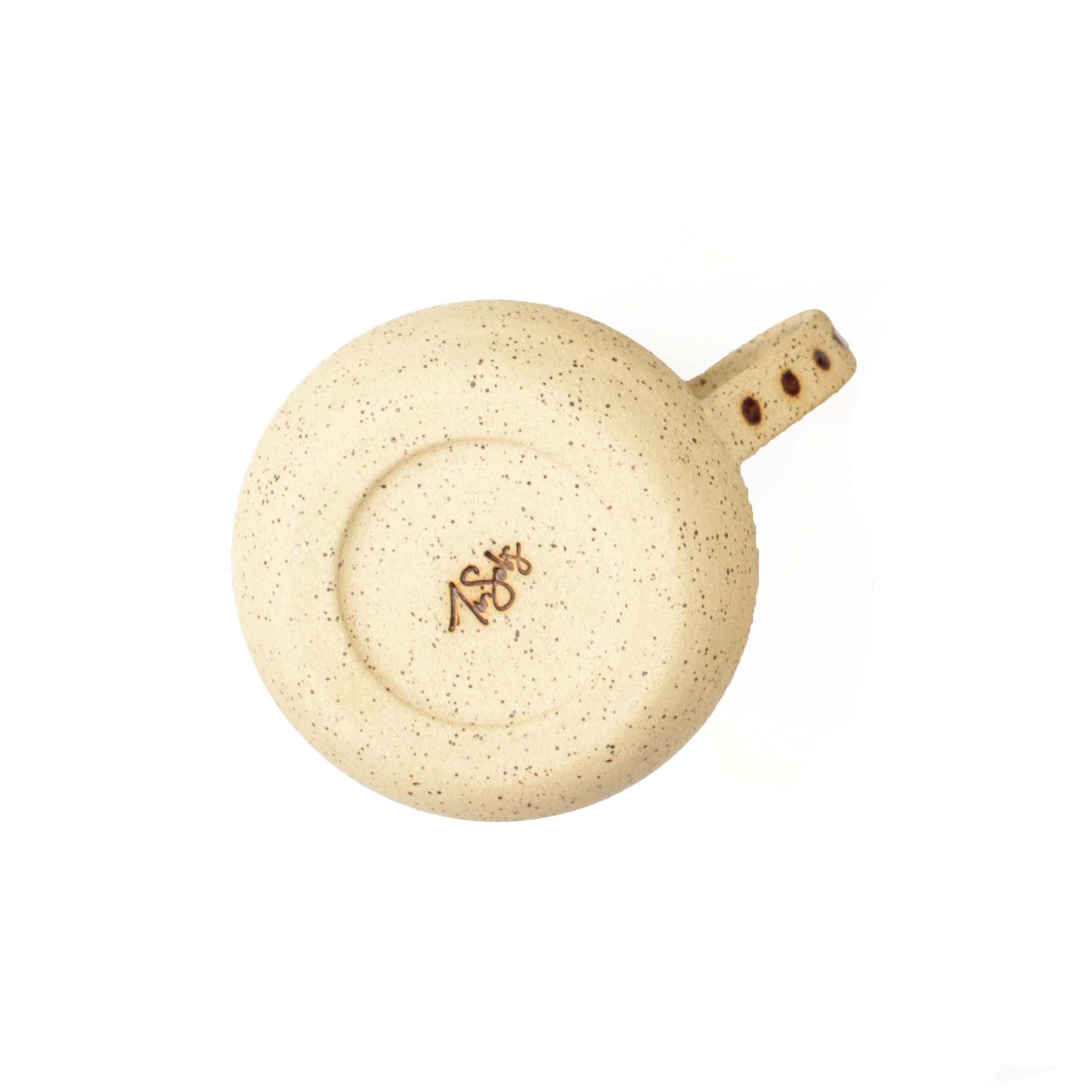 Cranberry Red Speckled Stoneware Mug