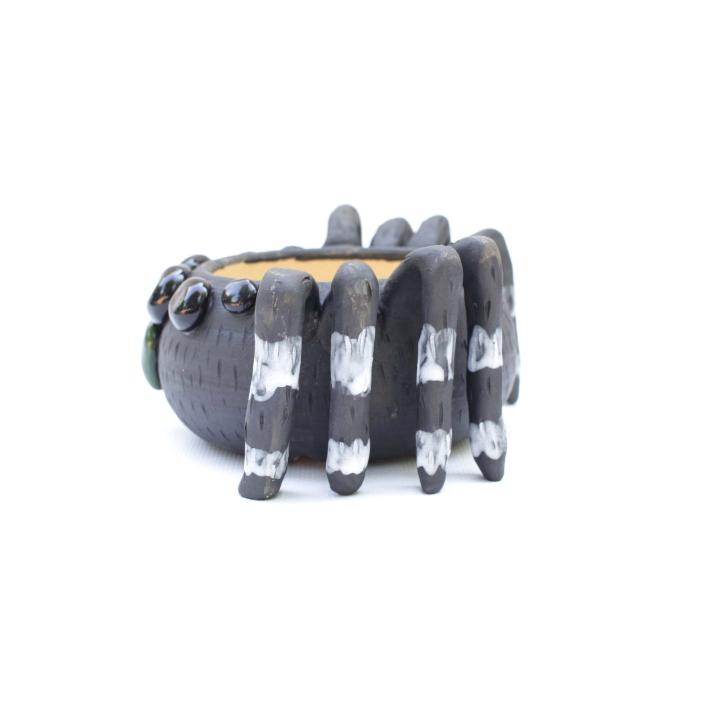 Jumping Spider Stoneware Planter