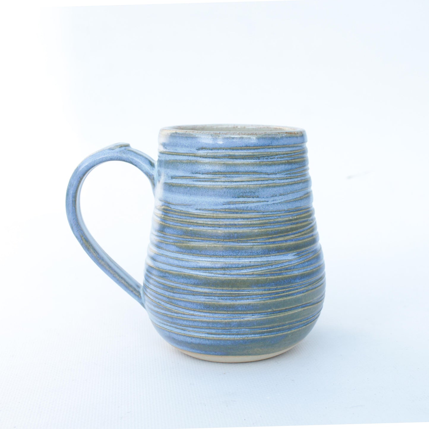 Frosted Periwinkle Textured Stoneware Mug