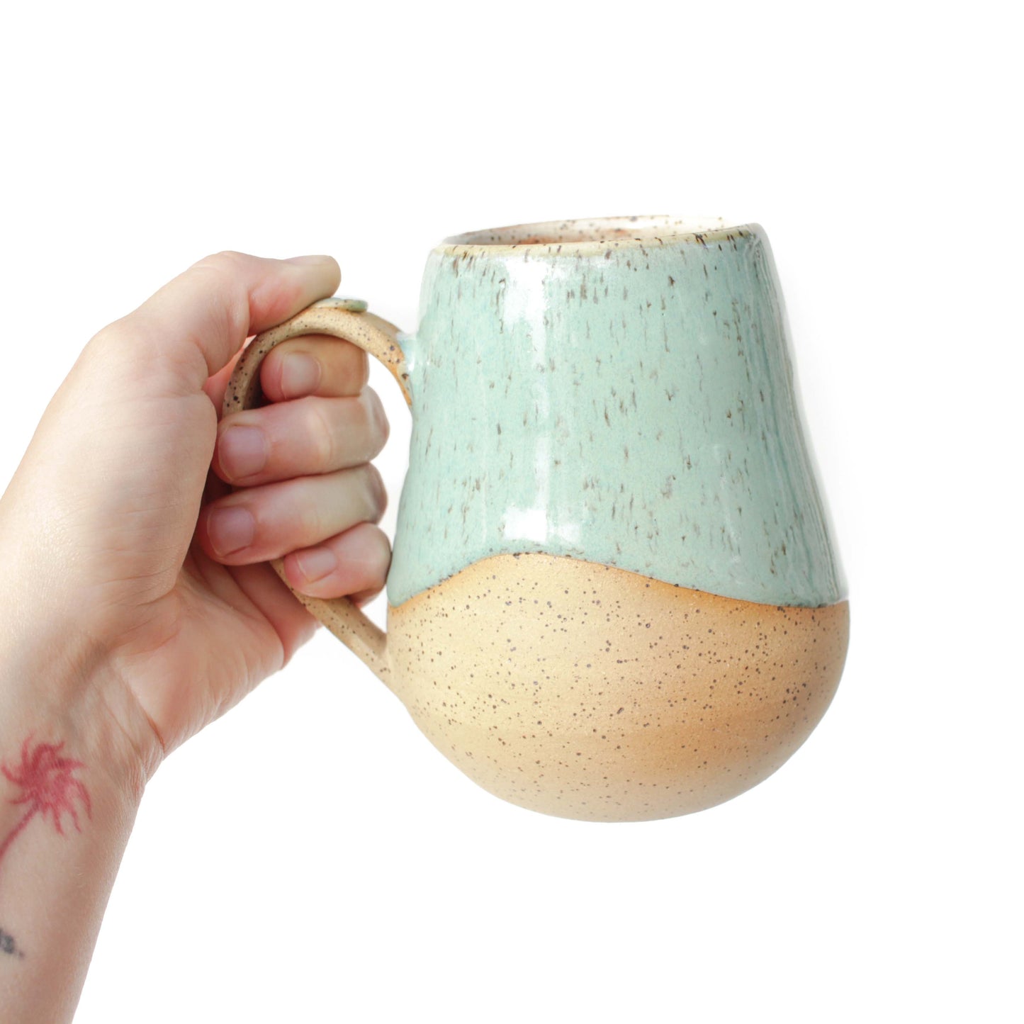 Arctic Mint Speckled Stoneware Mug