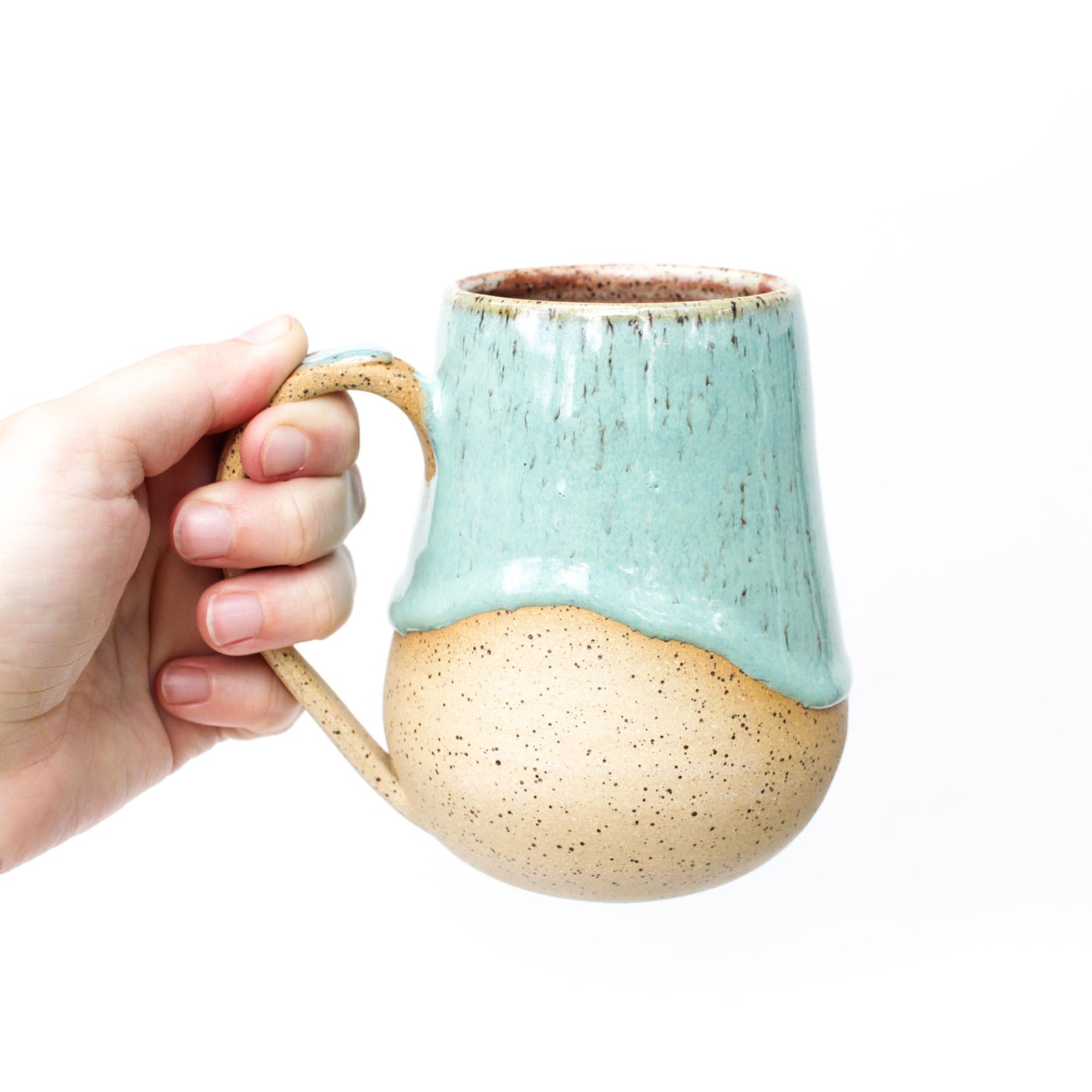 Arctic Mint Speckled Stoneware Mug