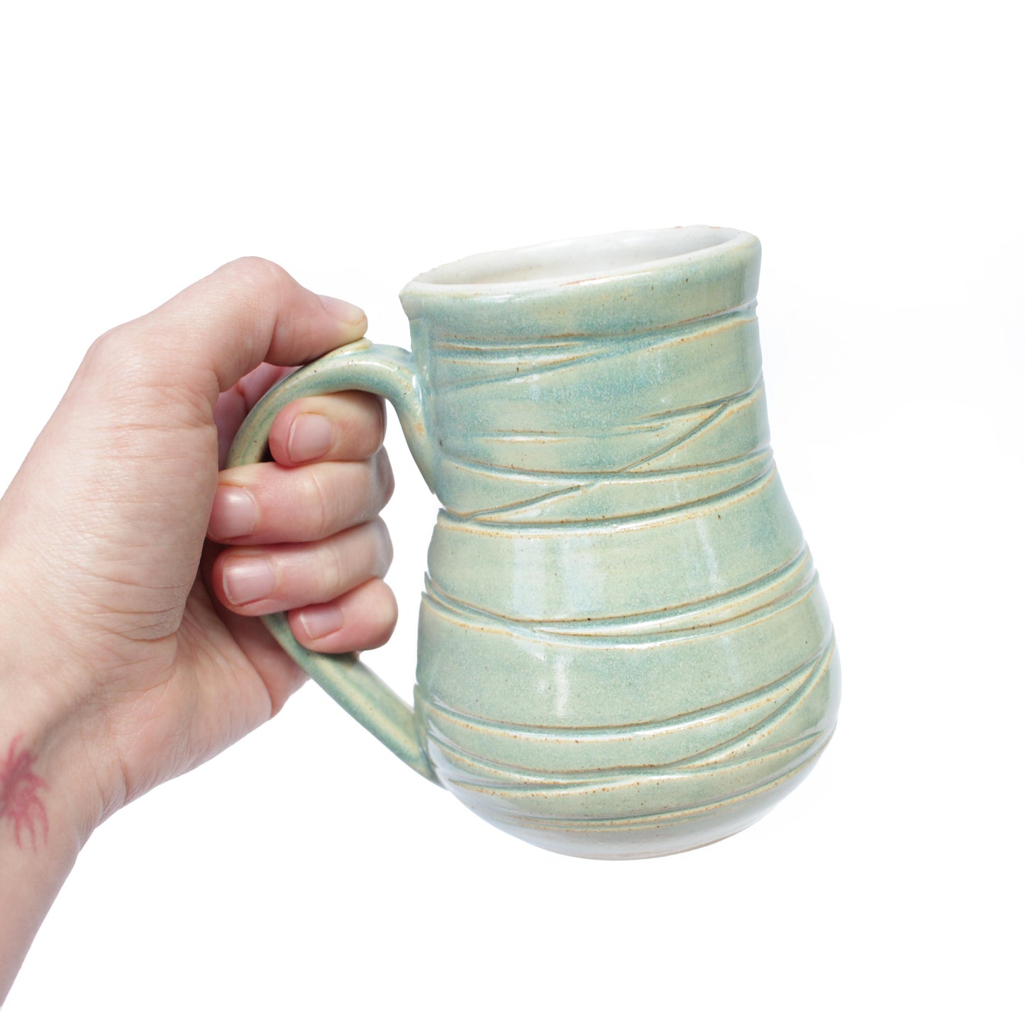 Everglade Textured Stoneware Mug