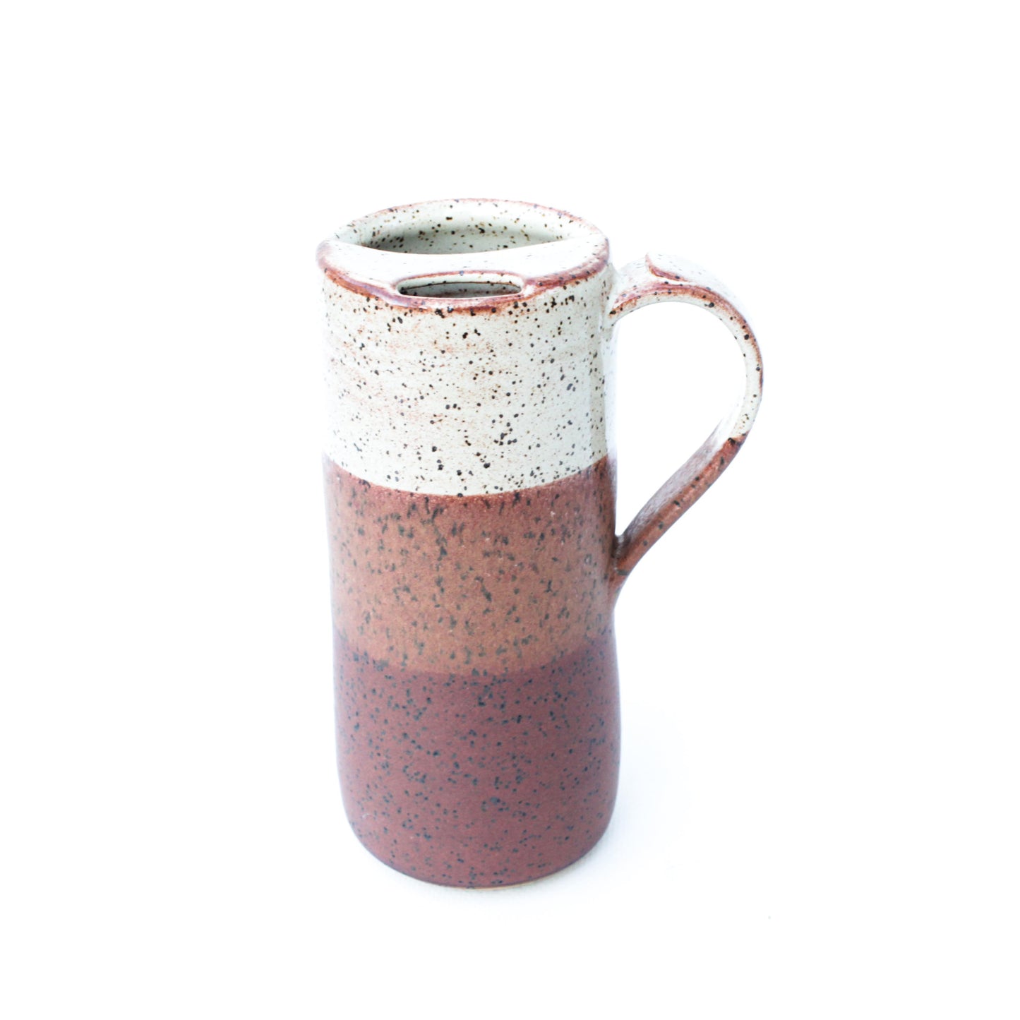 Rust Red Speckled Stoneware Travel Mug