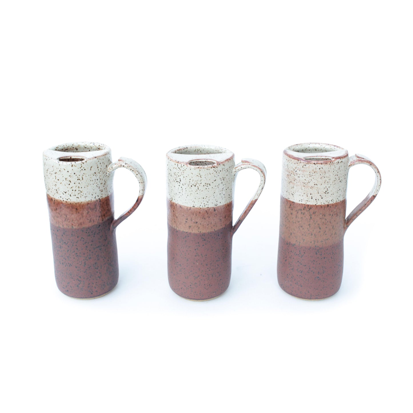 Rust Red Speckled Stoneware Travel Mug