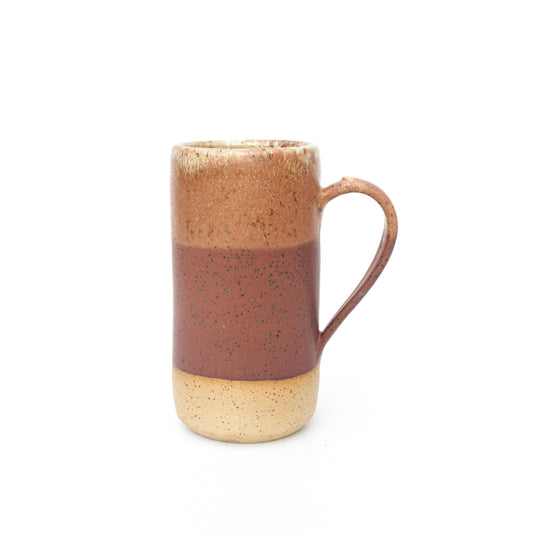 Rust Red Speckled Stoneware Stein