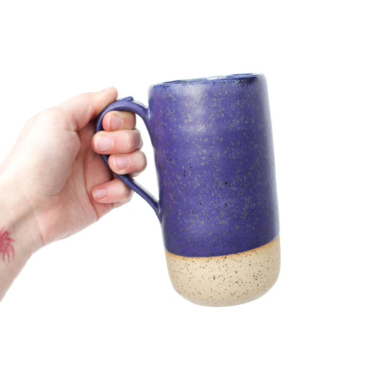 Blueberry Speckled Stoneware Stein