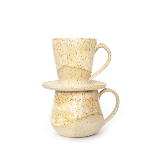 Toasted Cream Pour Over Coffee Maker Kit