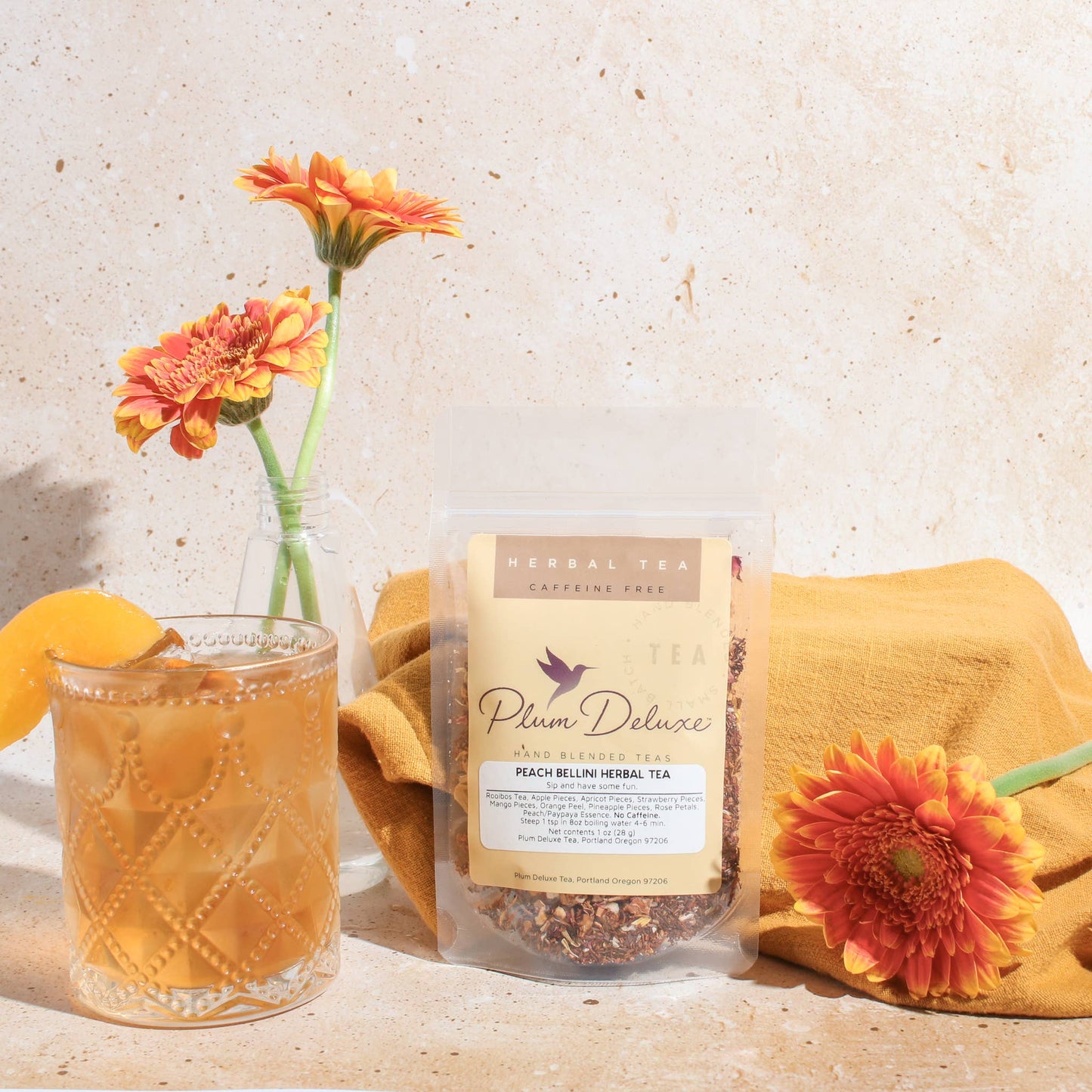 Tropical Peach Herbal Tea