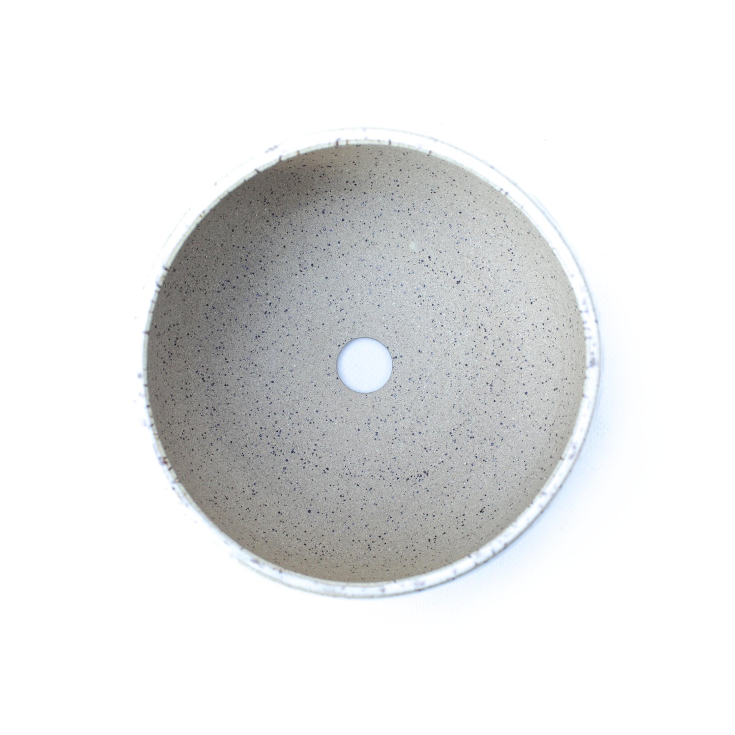 6.5" Rainbow Speckled Stoneware Planter Pot