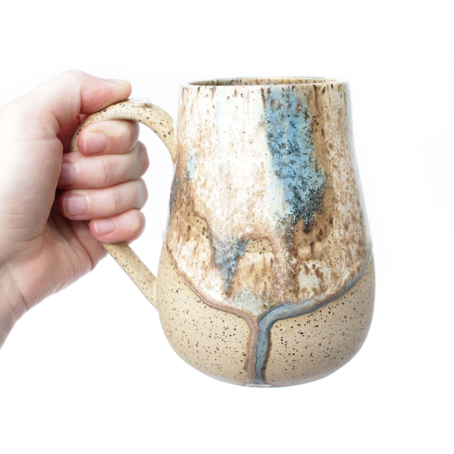 Crystalline Speckled Stoneware Mug