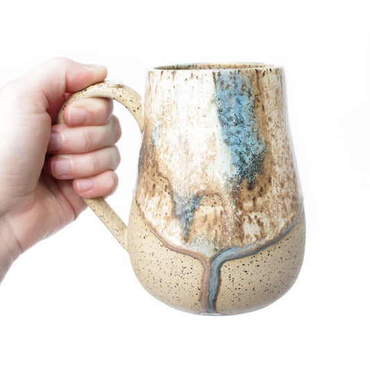 Crystalline Speckled Stoneware Mug