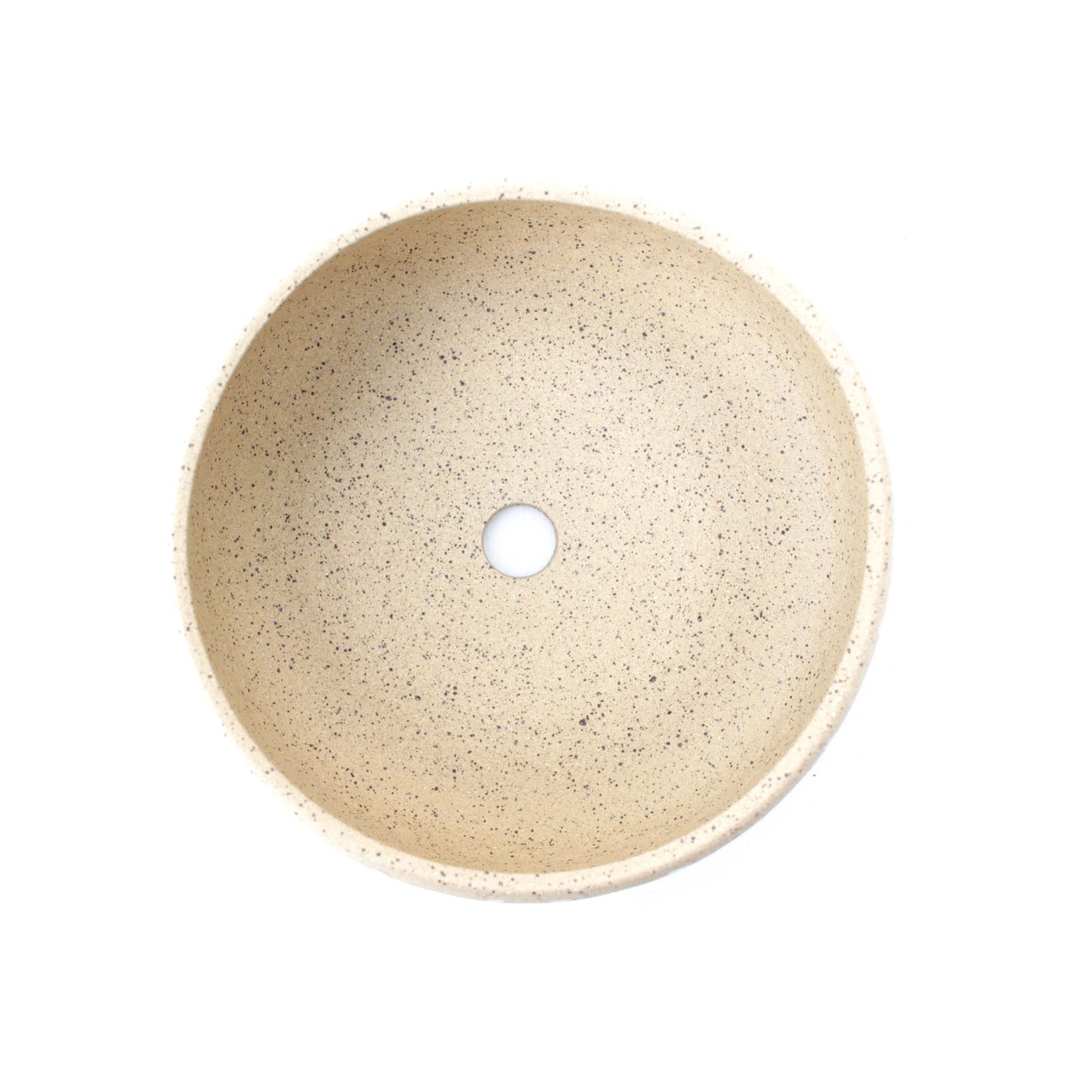 6.5" Cool Tones Textured Speckled Stoneware Planter Pot