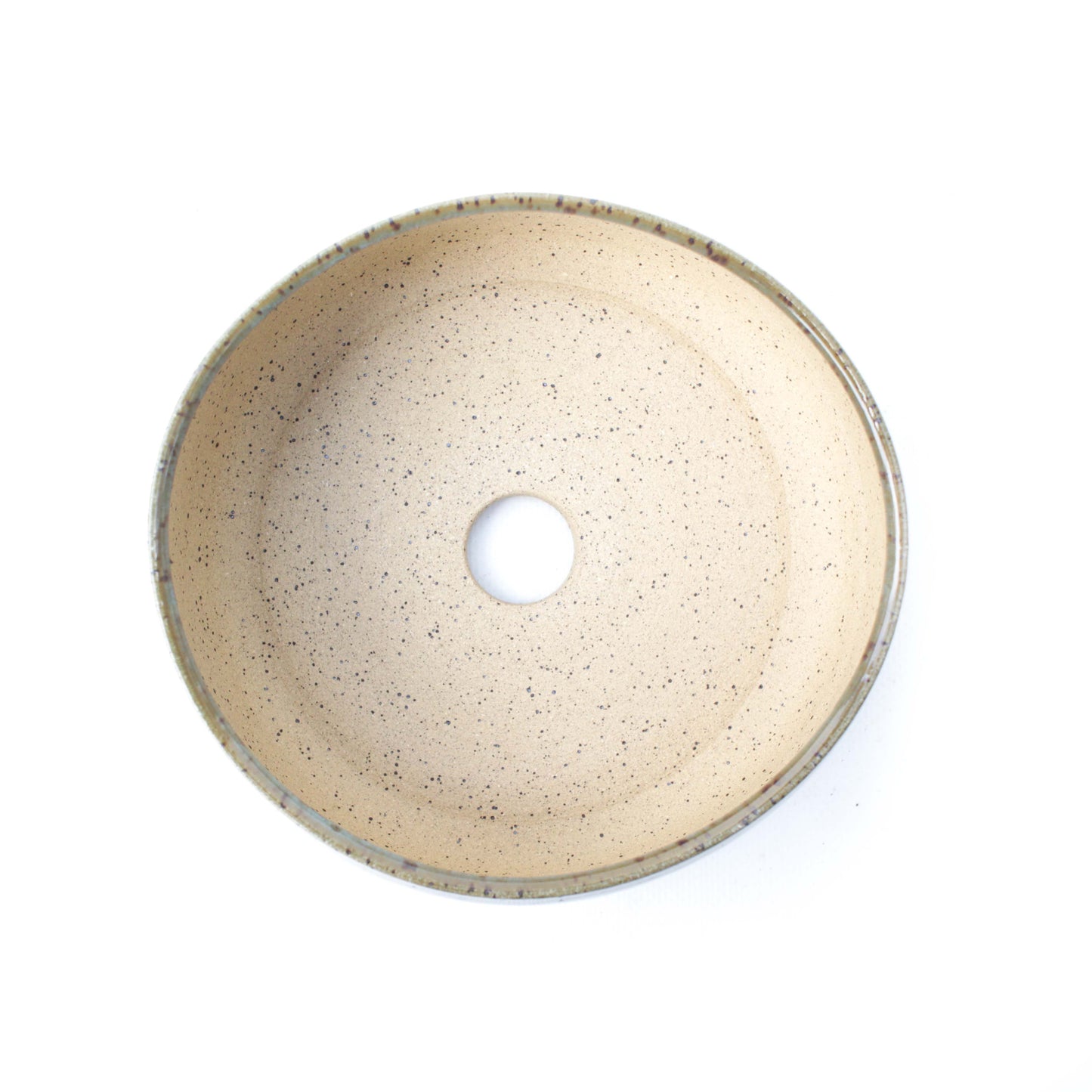 5.5" Blue Ash Speckled Stoneware Planter Pot