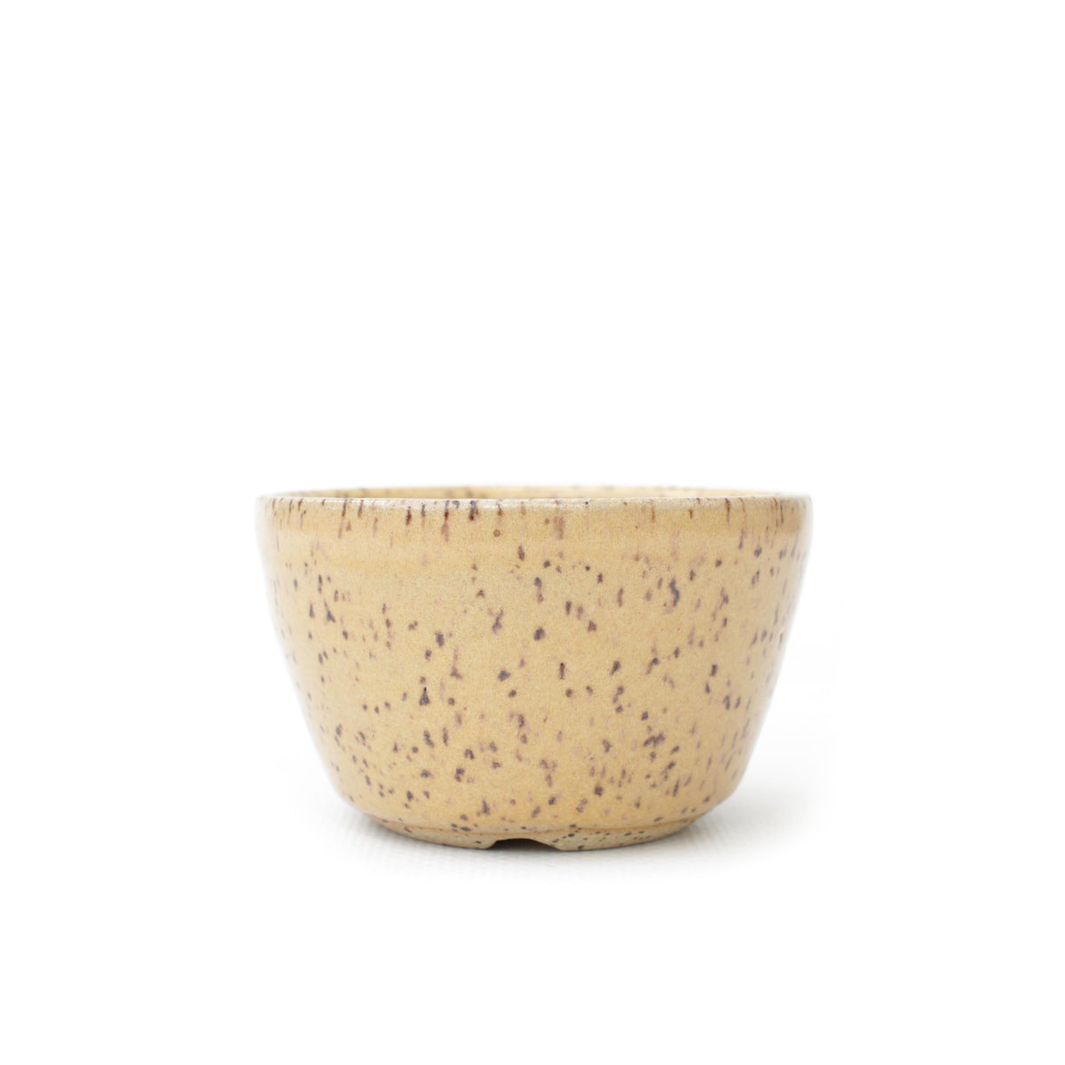 3" Khaki Speckled Stoneware Planter Pot