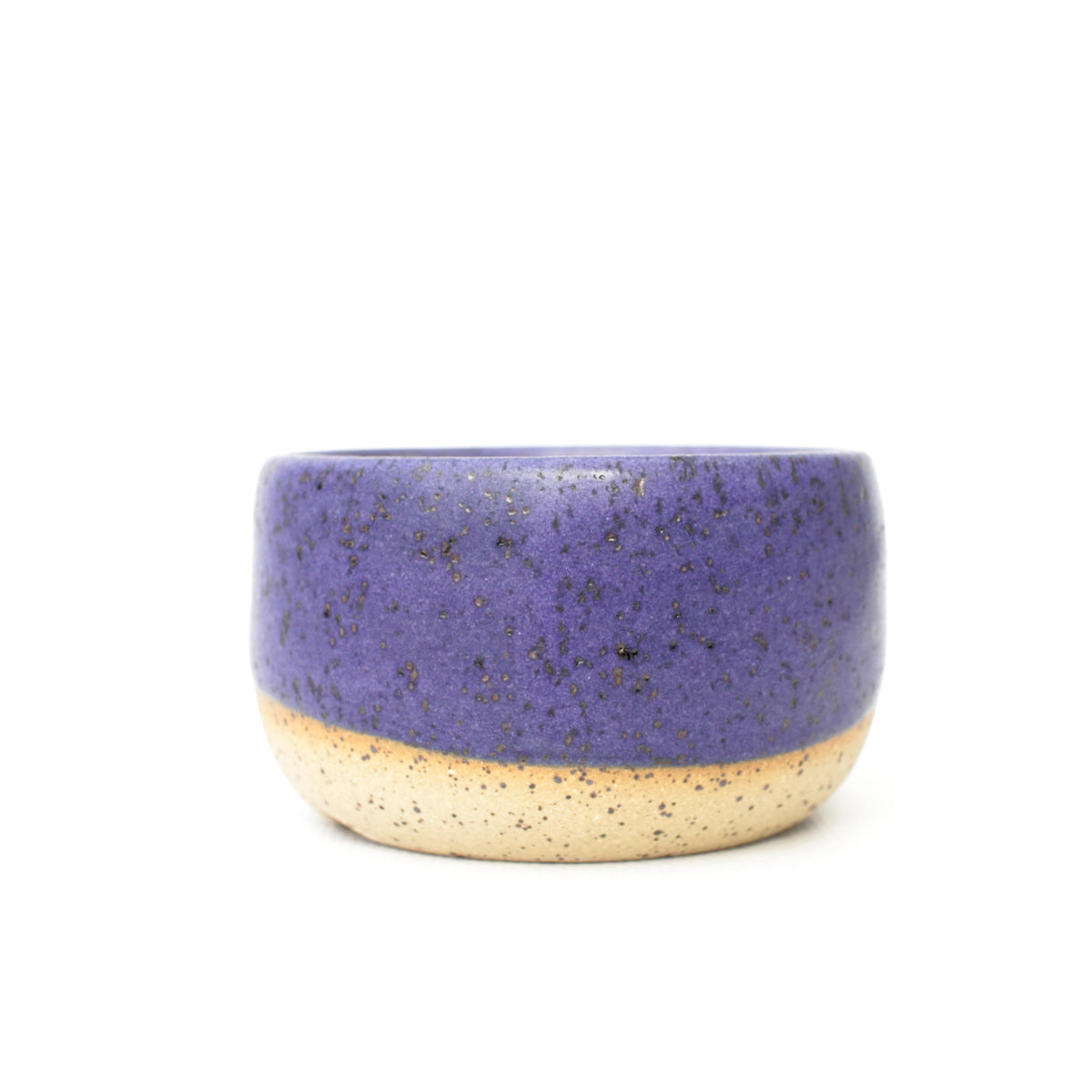 3" Blueberry Speckled Stoneware Planter Pot