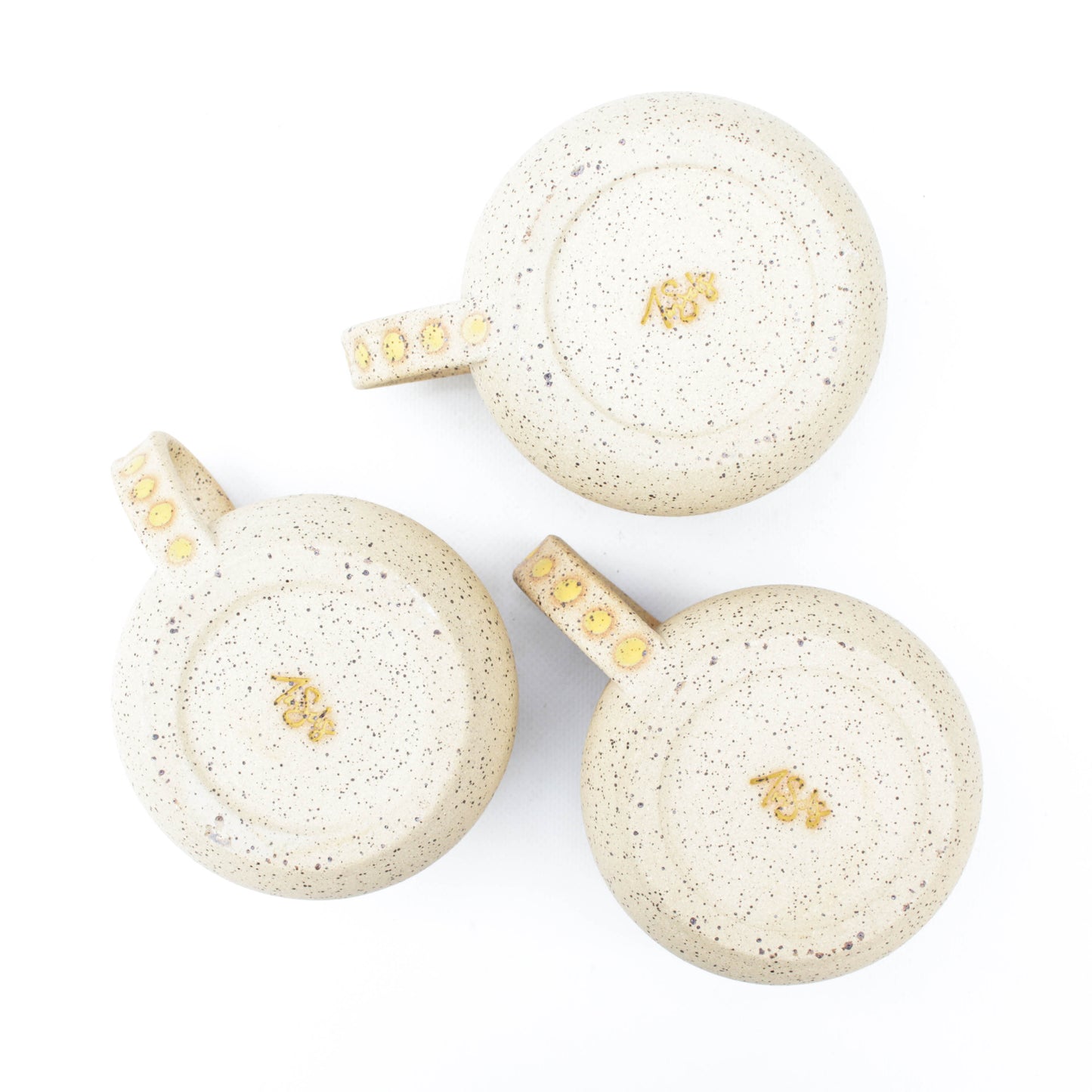 Sunflower Yellow Speckled Stoneware Mug