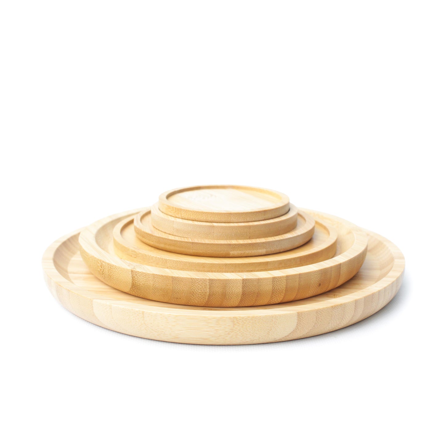 Bamboo Plant Pot Tray Saucer