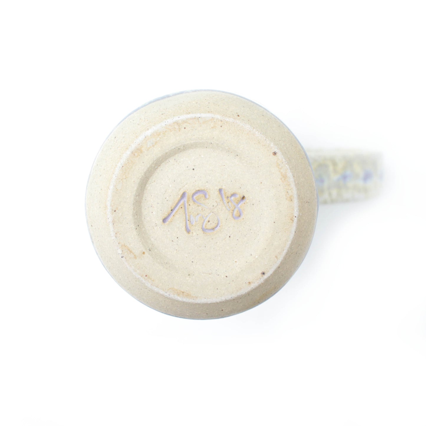 Purple Dragon Skinny Stoneware Travel Mug with Handle