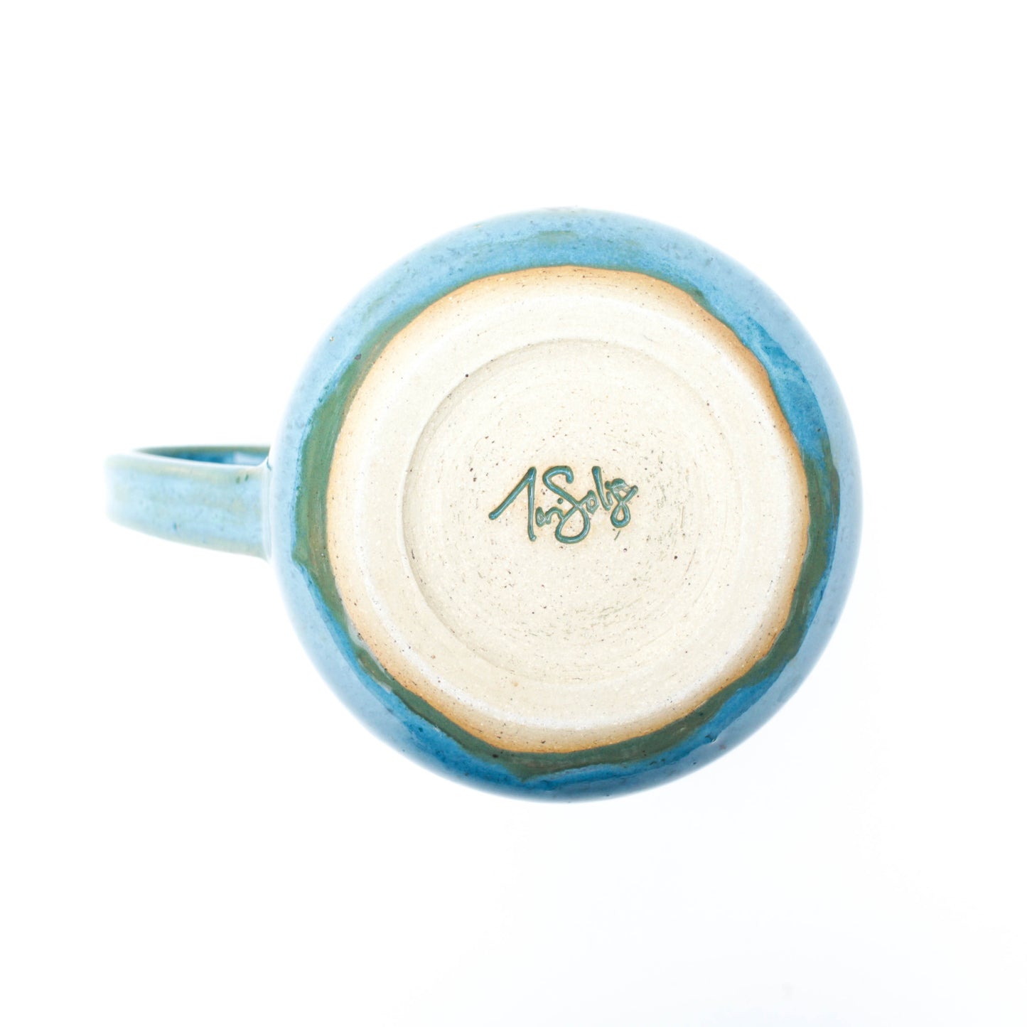 German Shepherd Turquoise Stoneware Mug