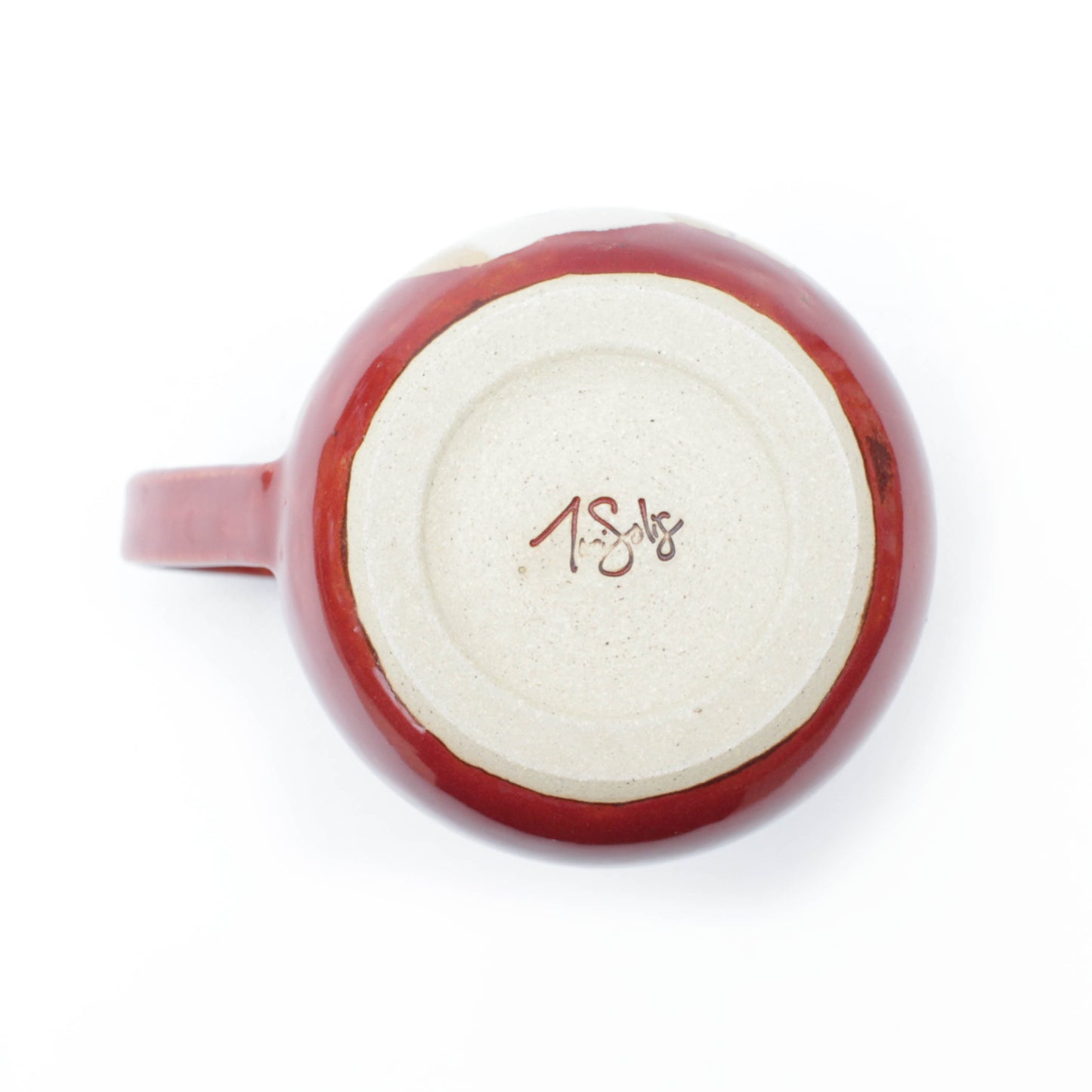 French Bulldog Red Stoneware Mug