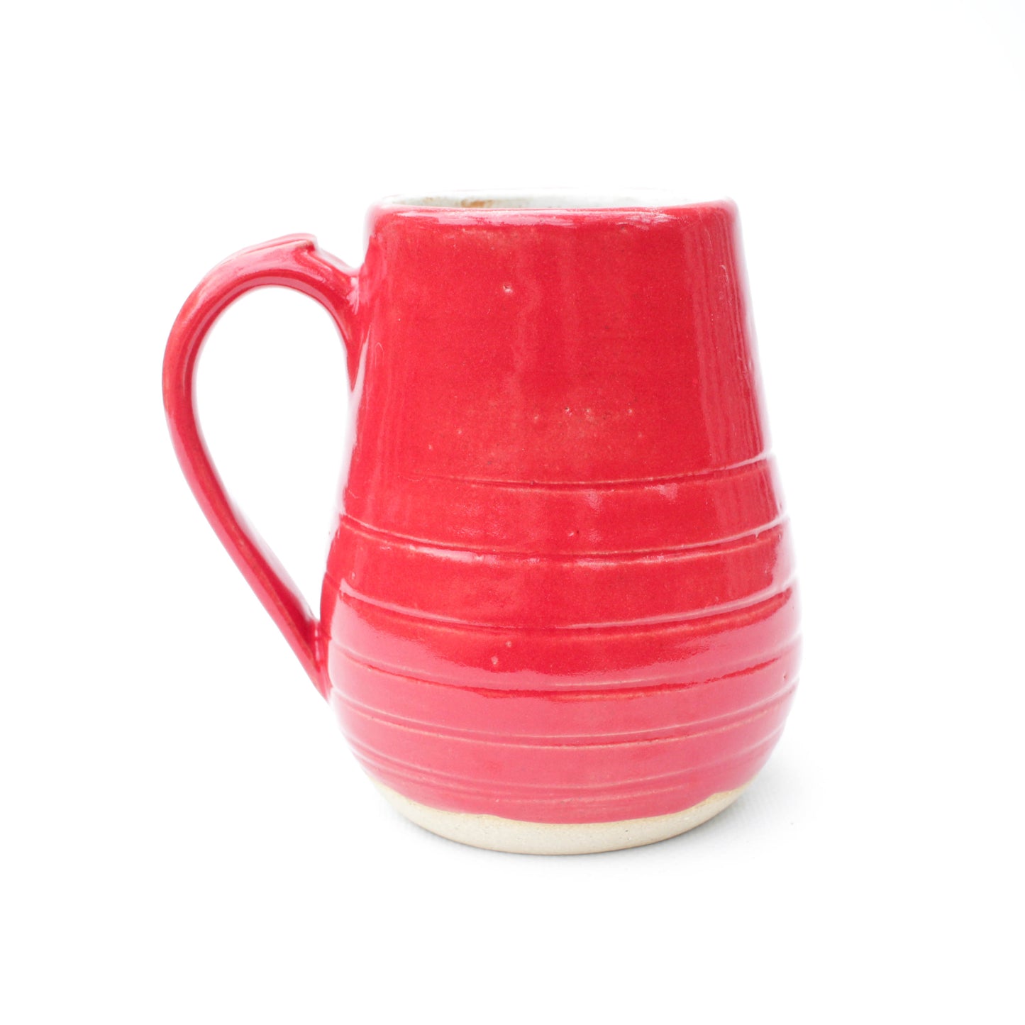 Bright Red Stoneware Mug