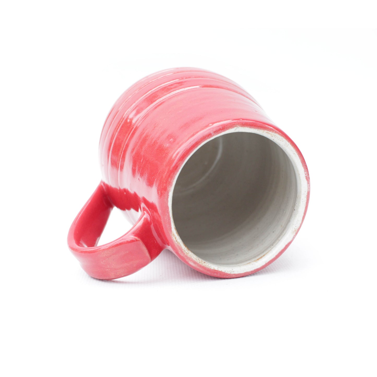 Bright Red Stoneware Mug