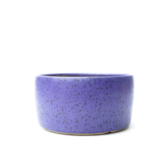 4.5" Indigo Blue Speckled Stoneware Planter Pot
