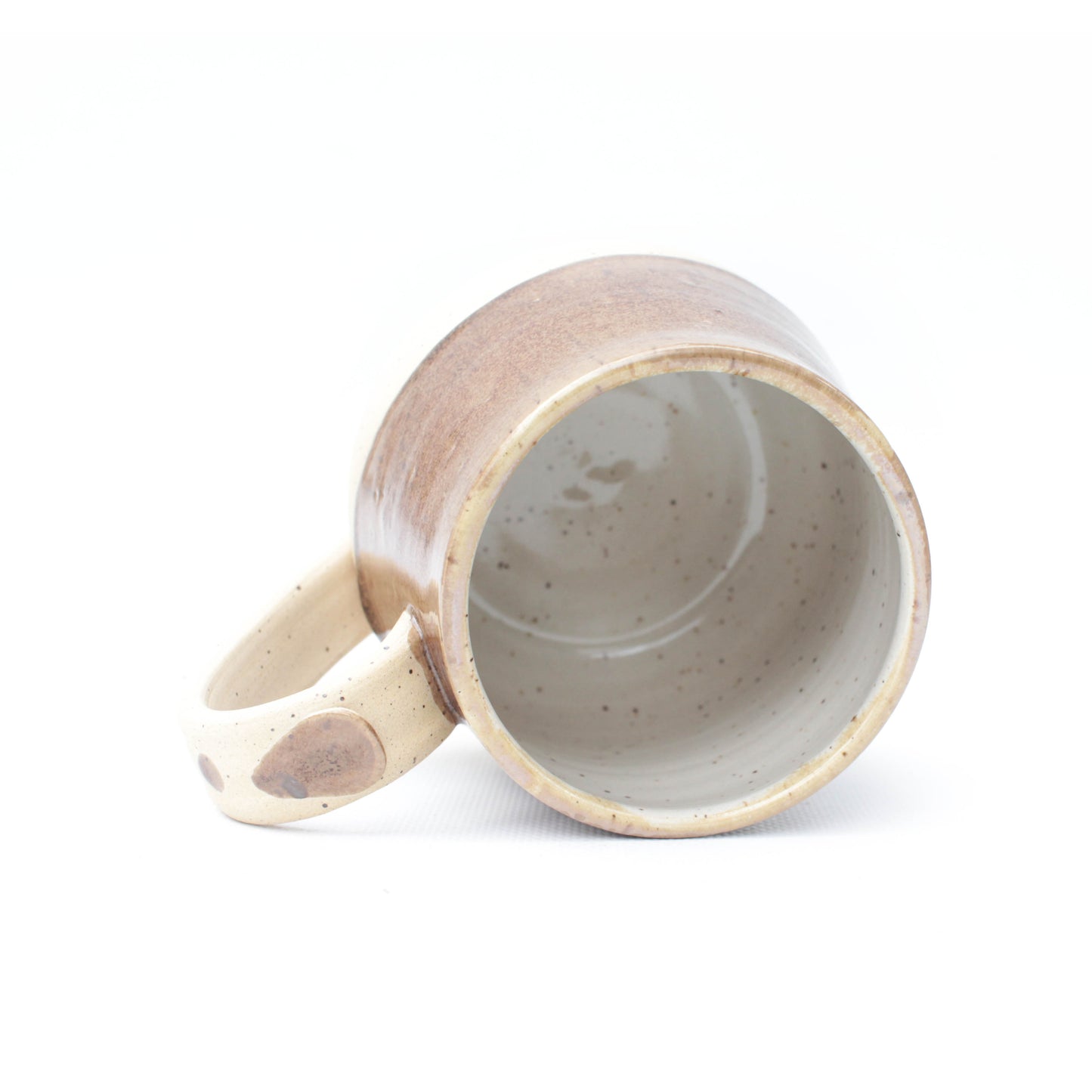 Warm Brown Speckled Stoneware Mug