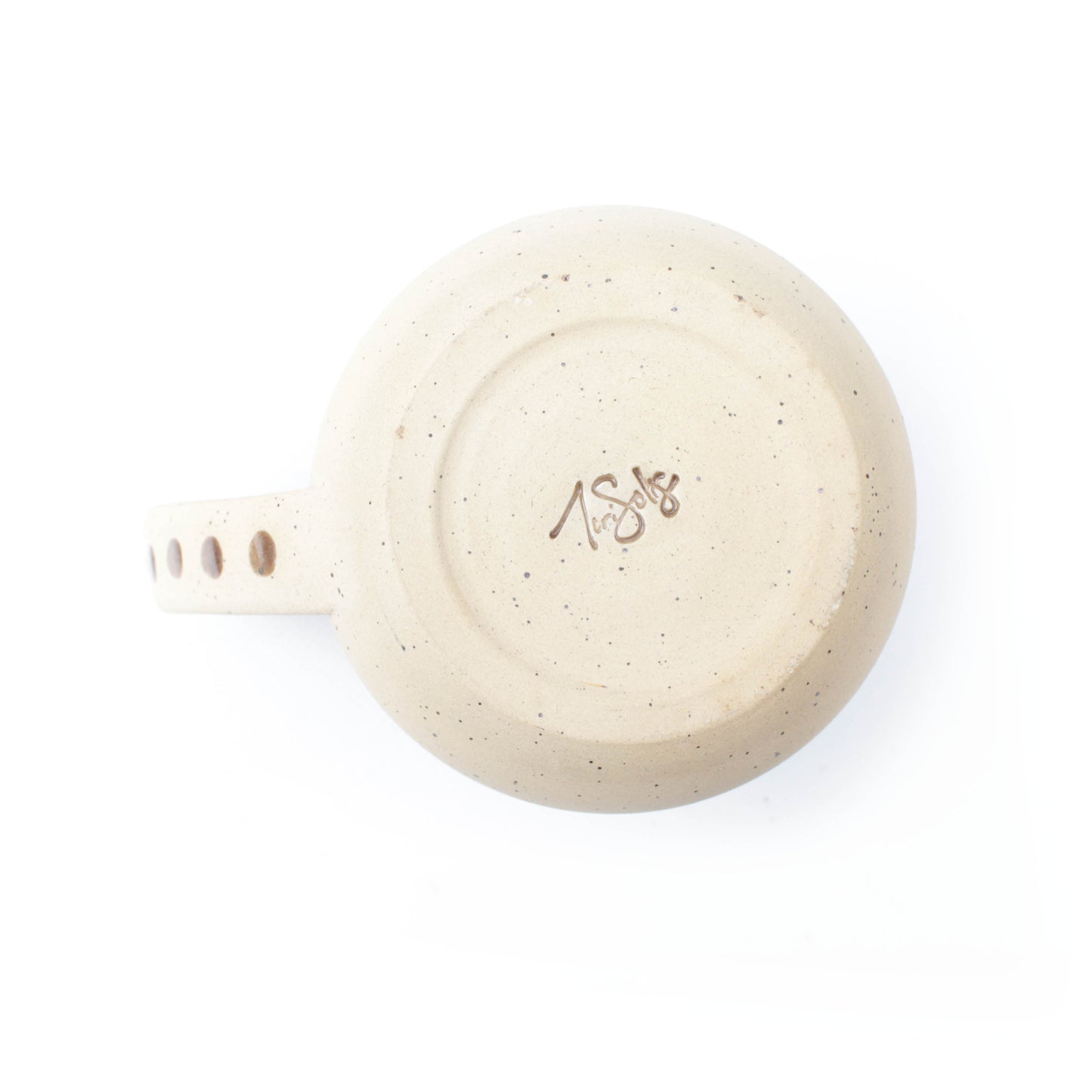 Warm Brown Speckled Stoneware Mug