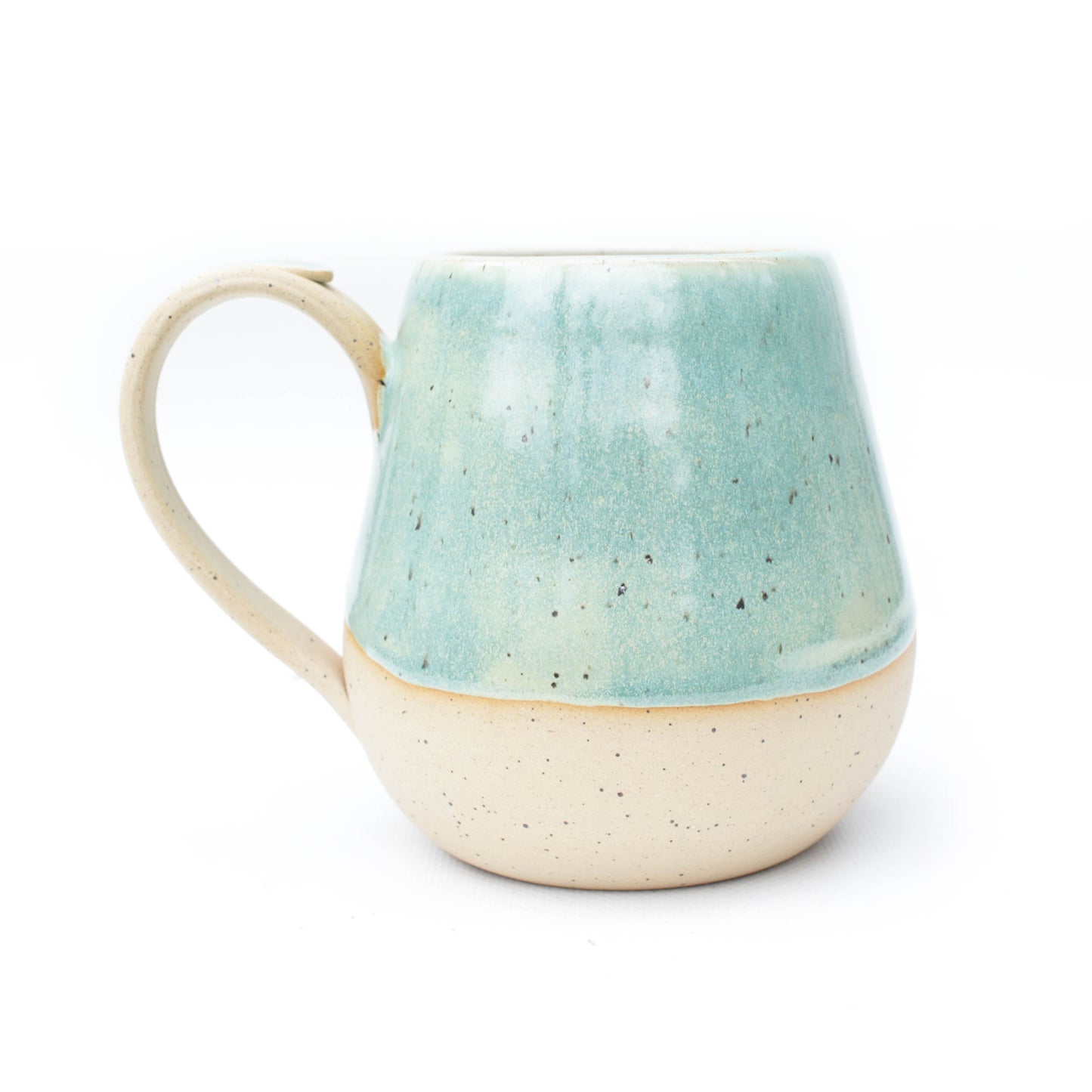 Minty Seafoam Speckled Stoneware Mug
