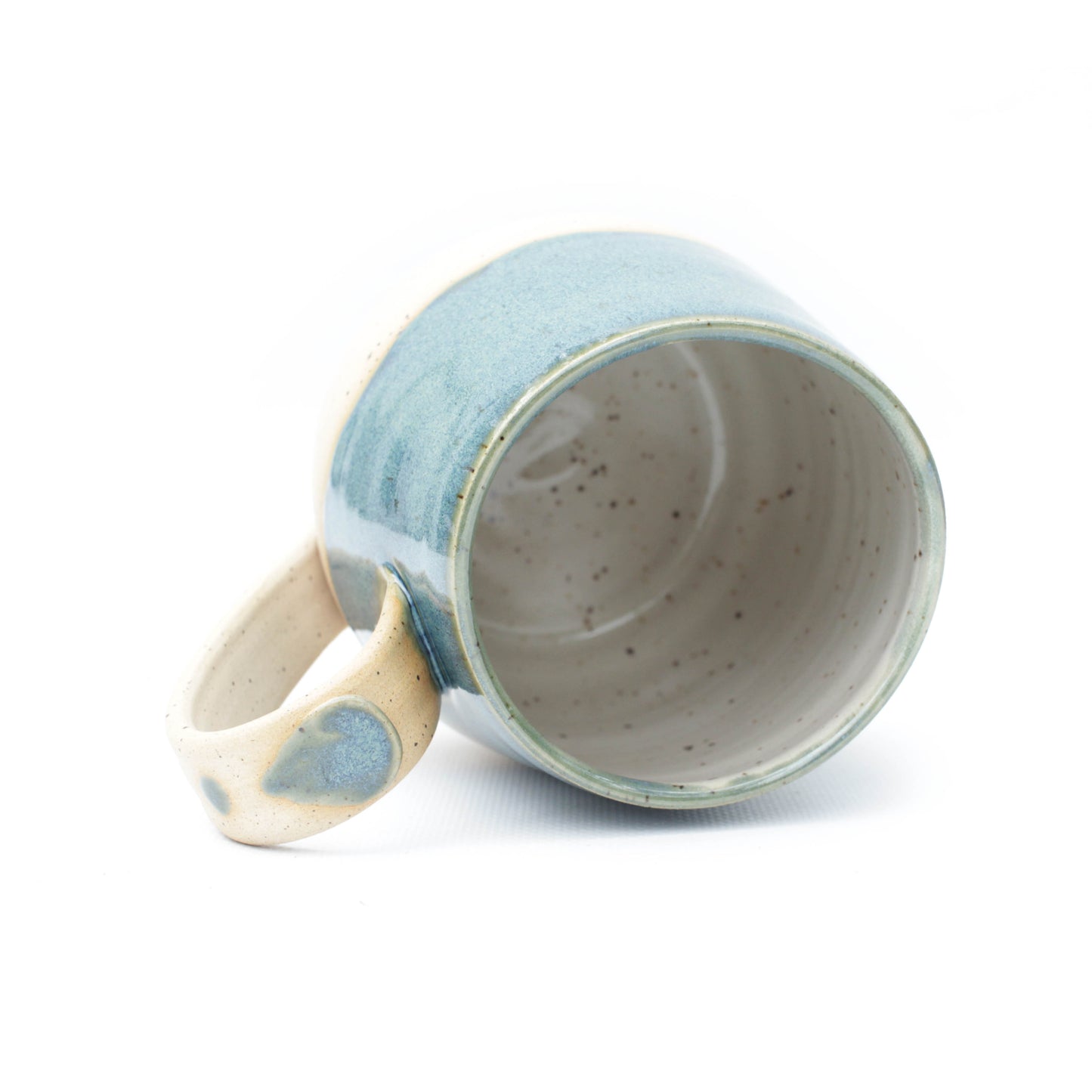 Blue Speckled Stoneware Mug