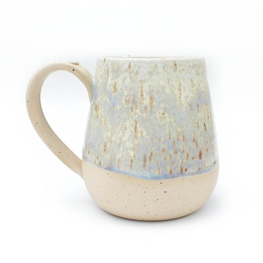 Blue Pearlescent Crystal Speckled Stoneware Mug