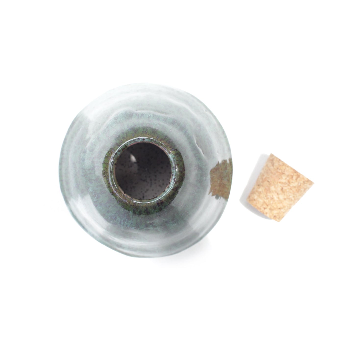 Ceramic Jar with Cork Stopper