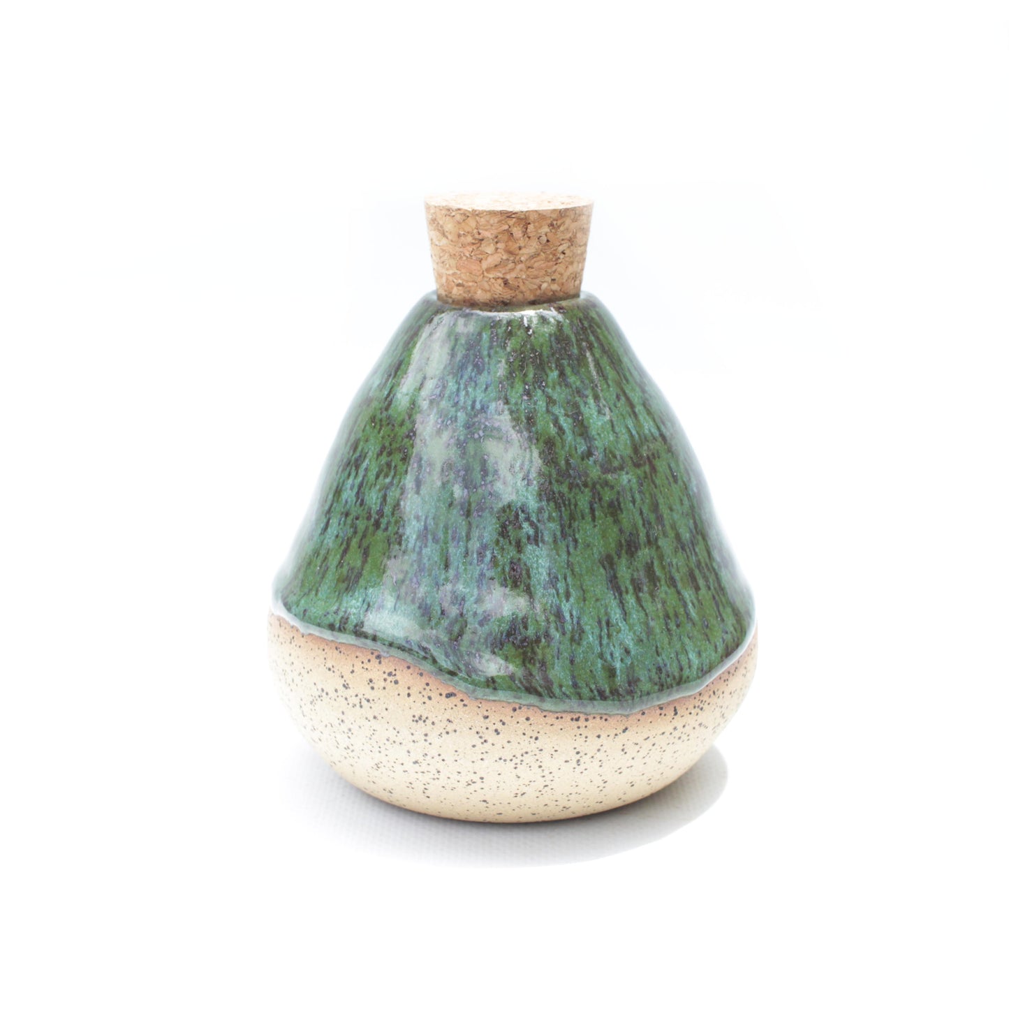 Ceramic Jar with Cork Stopper