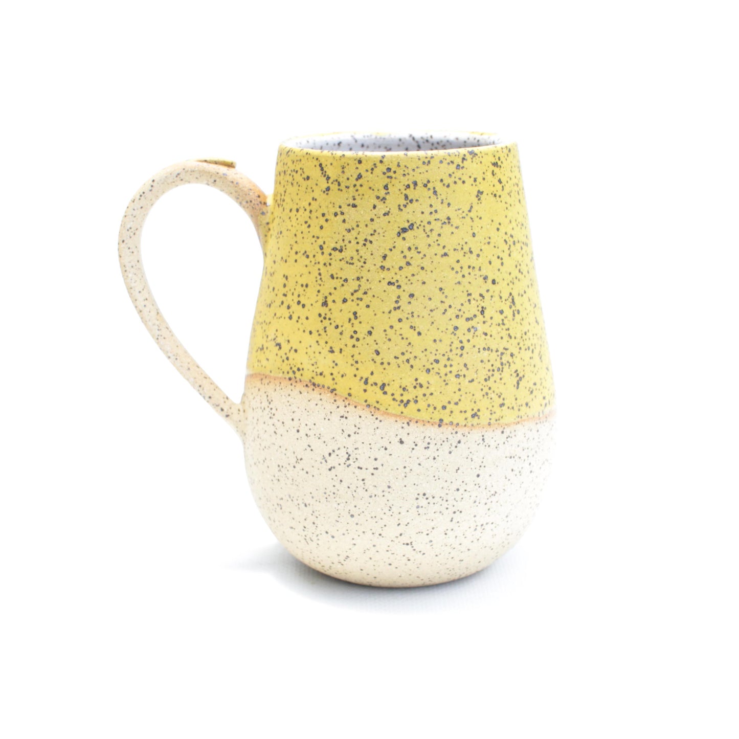 Sunflower Yellow Speckled Stoneware Mug